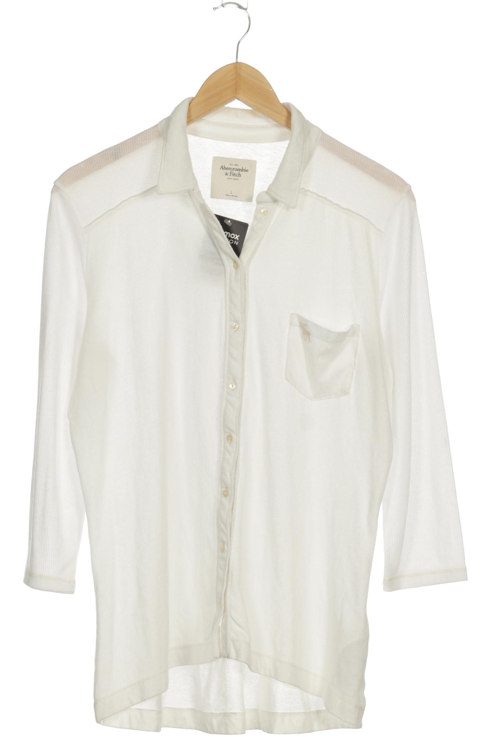 

Abercrombie & Fitch Damen Bluse, weiß, Gr.