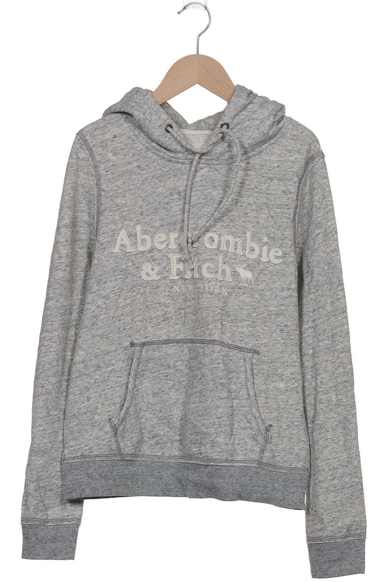 

Abercrombie & Fitch Damen Kapuzenpullover, grau, Gr. 36