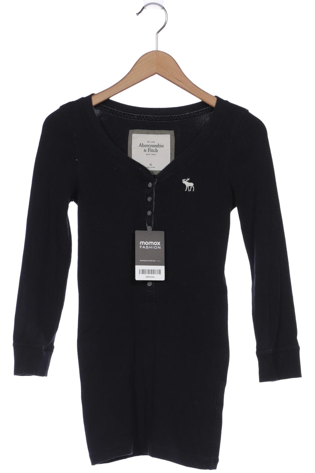 

Abercrombie & Fitch Damen Langarmshirt, blau, Gr. 34