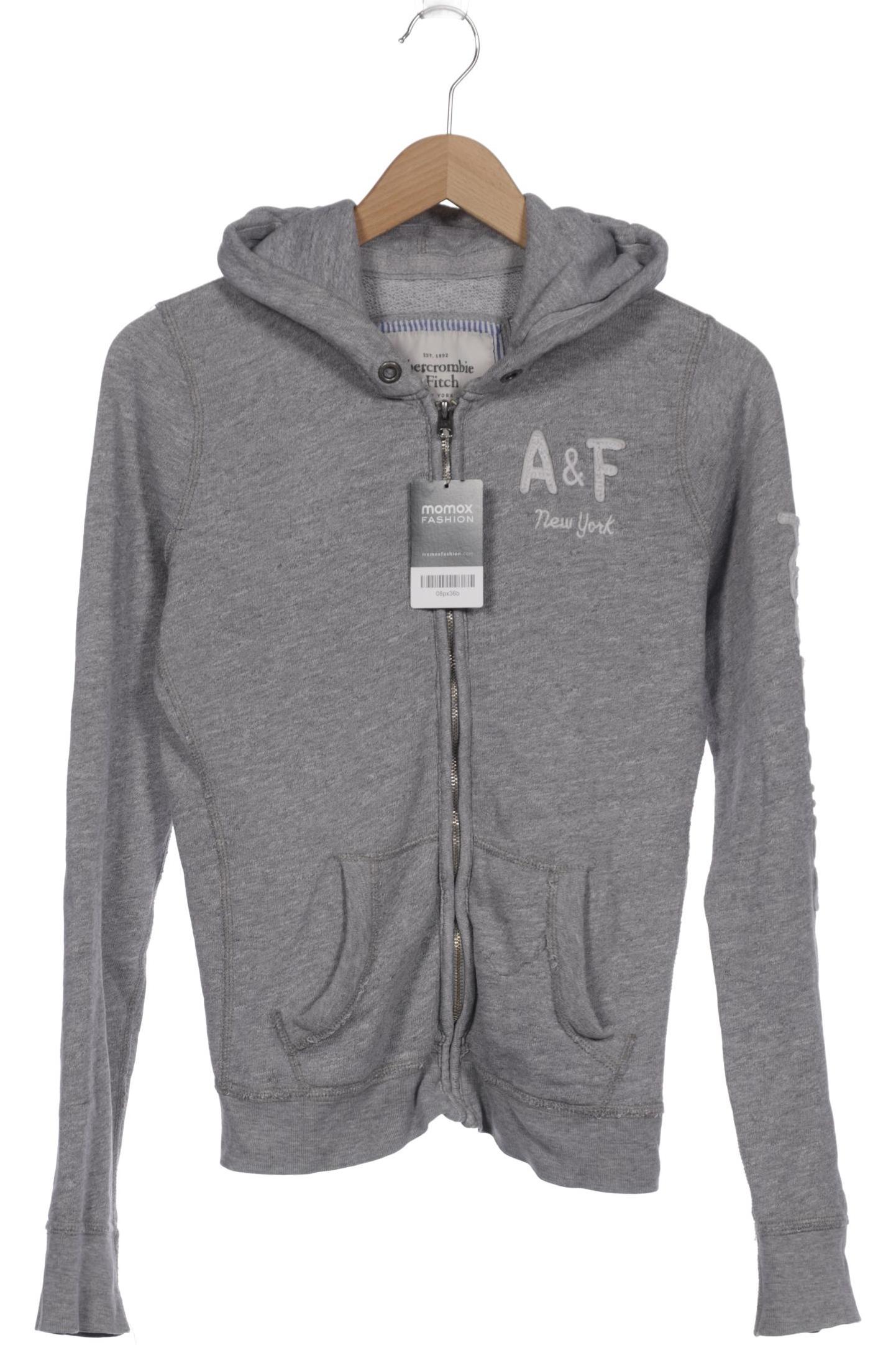 

Abercrombie & Fitch Damen Kapuzenpullover, grau