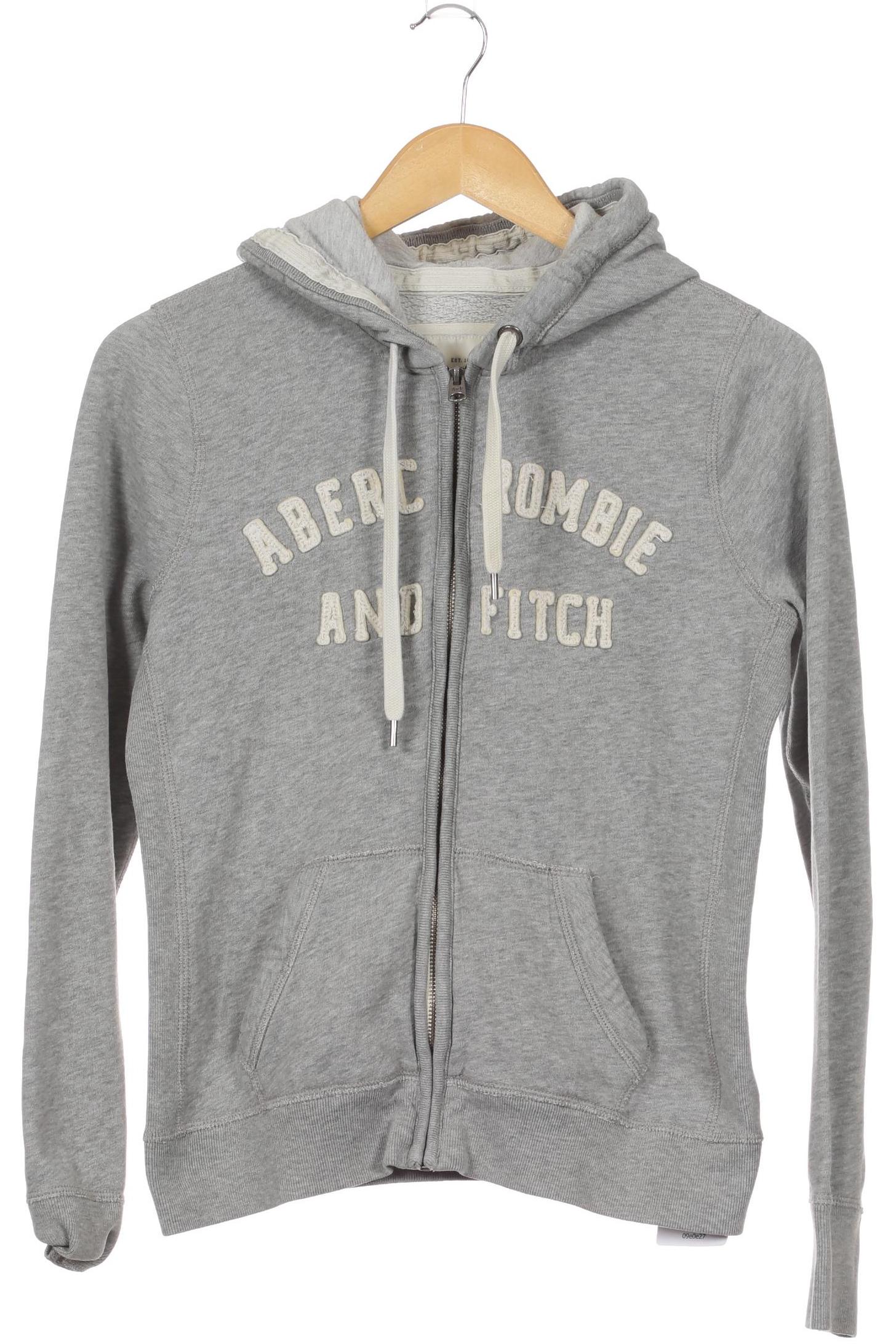 

Abercrombie & Fitch Damen Kapuzenpullover, grau, Gr.