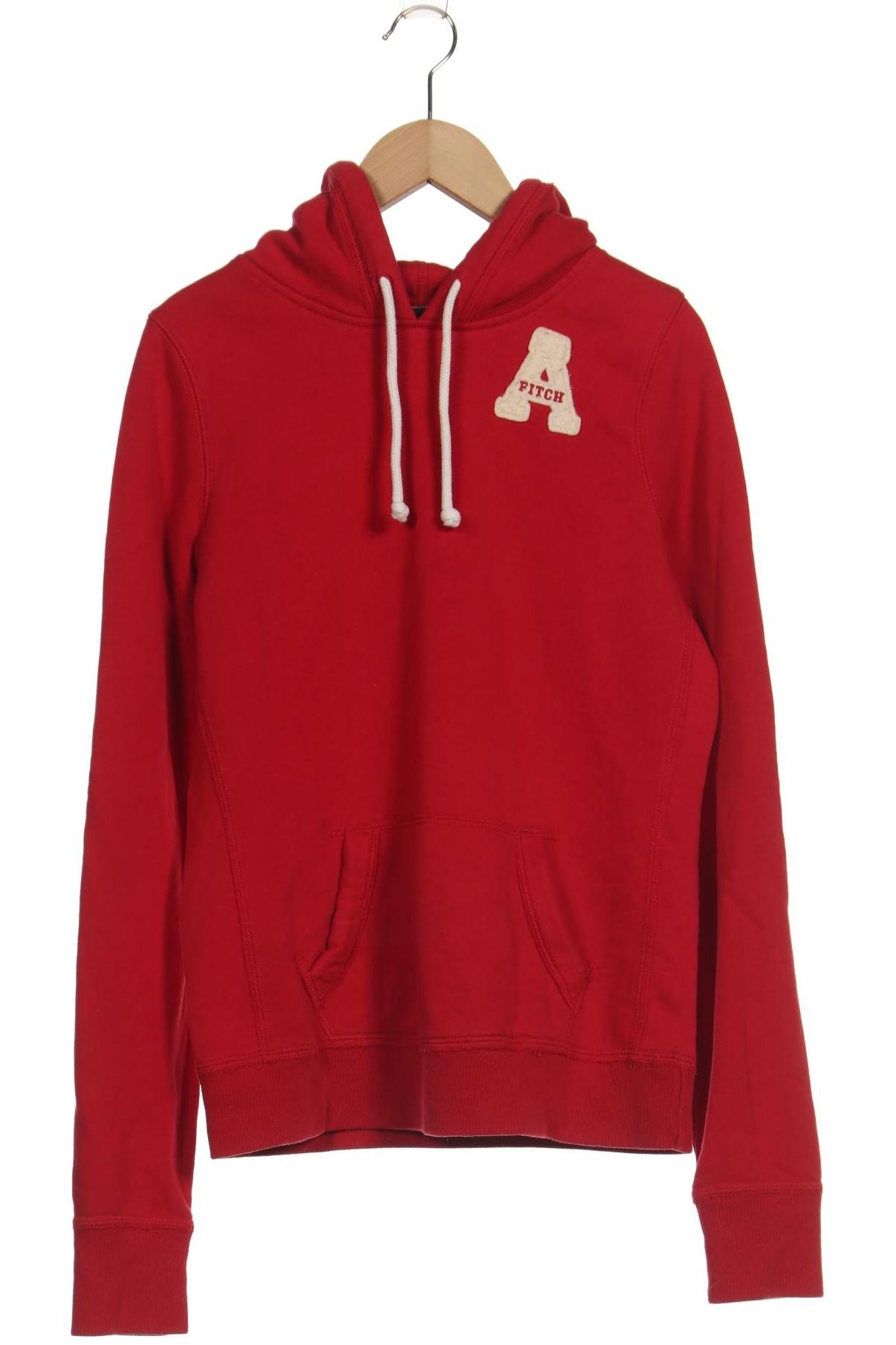 

Abercrombie & Fitch Damen Kapuzenpullover, rot, Gr. 38