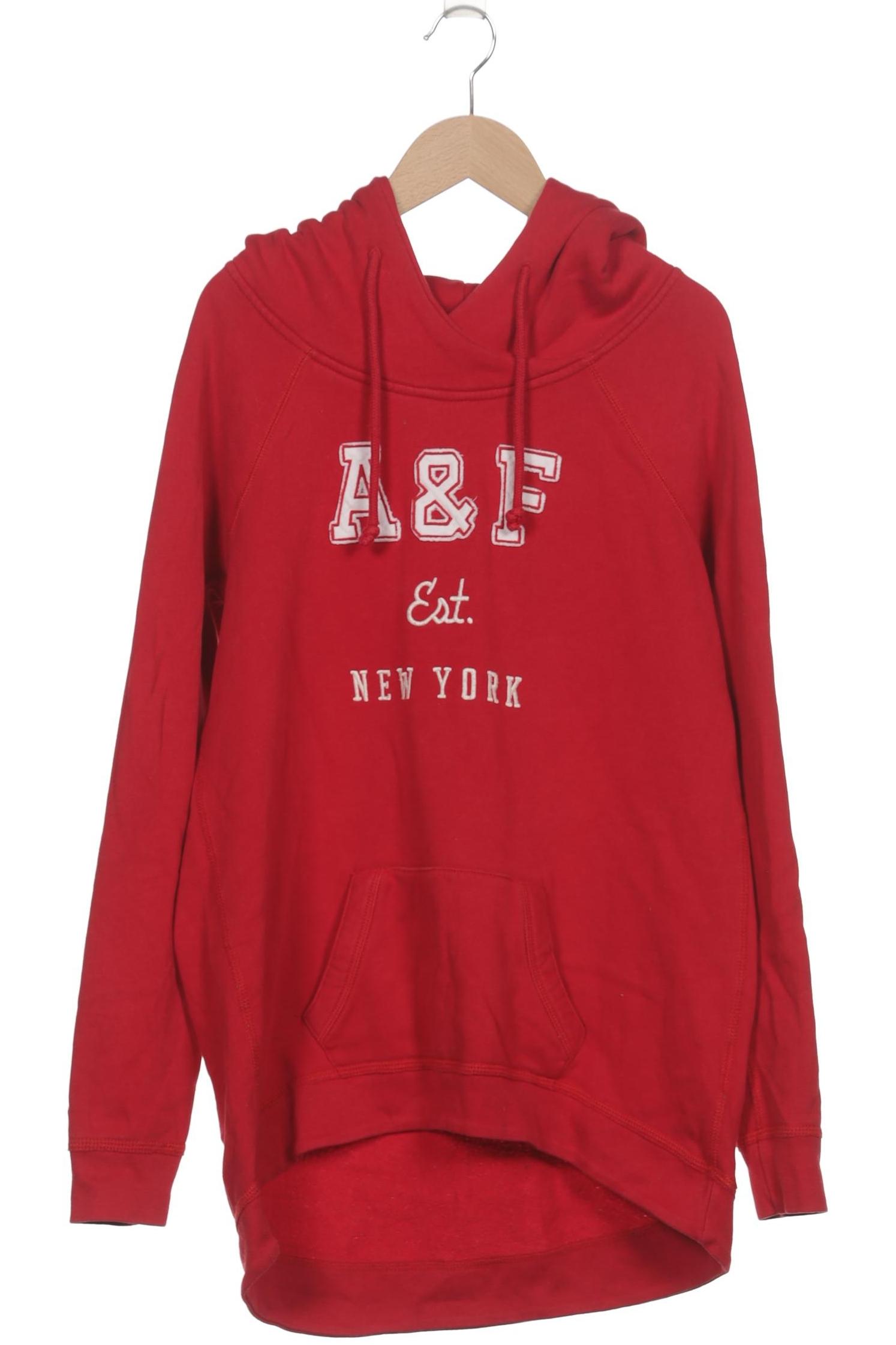 

Abercrombie & Fitch Damen Kapuzenpullover, rot, Gr. 38