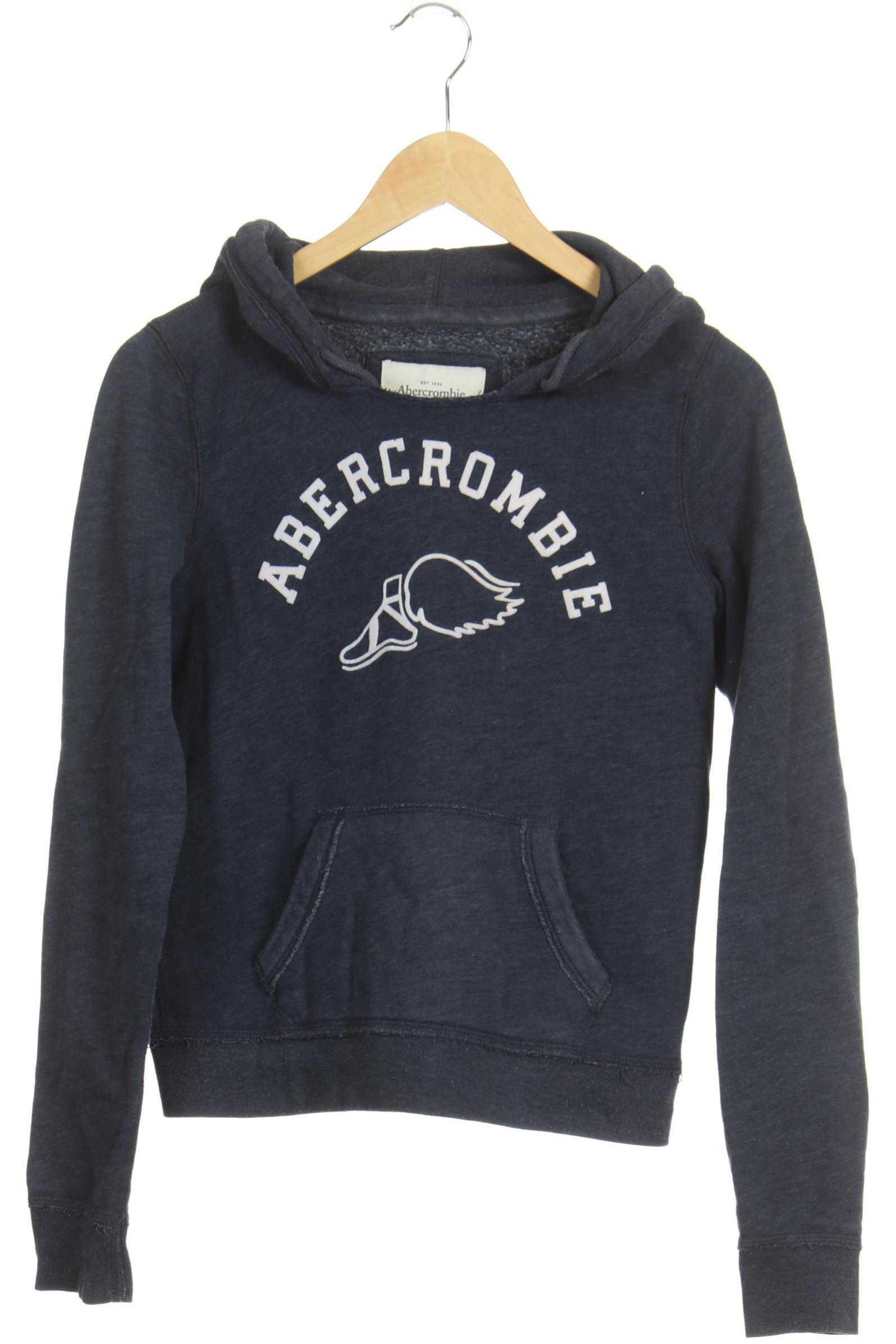 

Abercrombie & Fitch Damen Kapuzenpullover, blau, Gr. 36