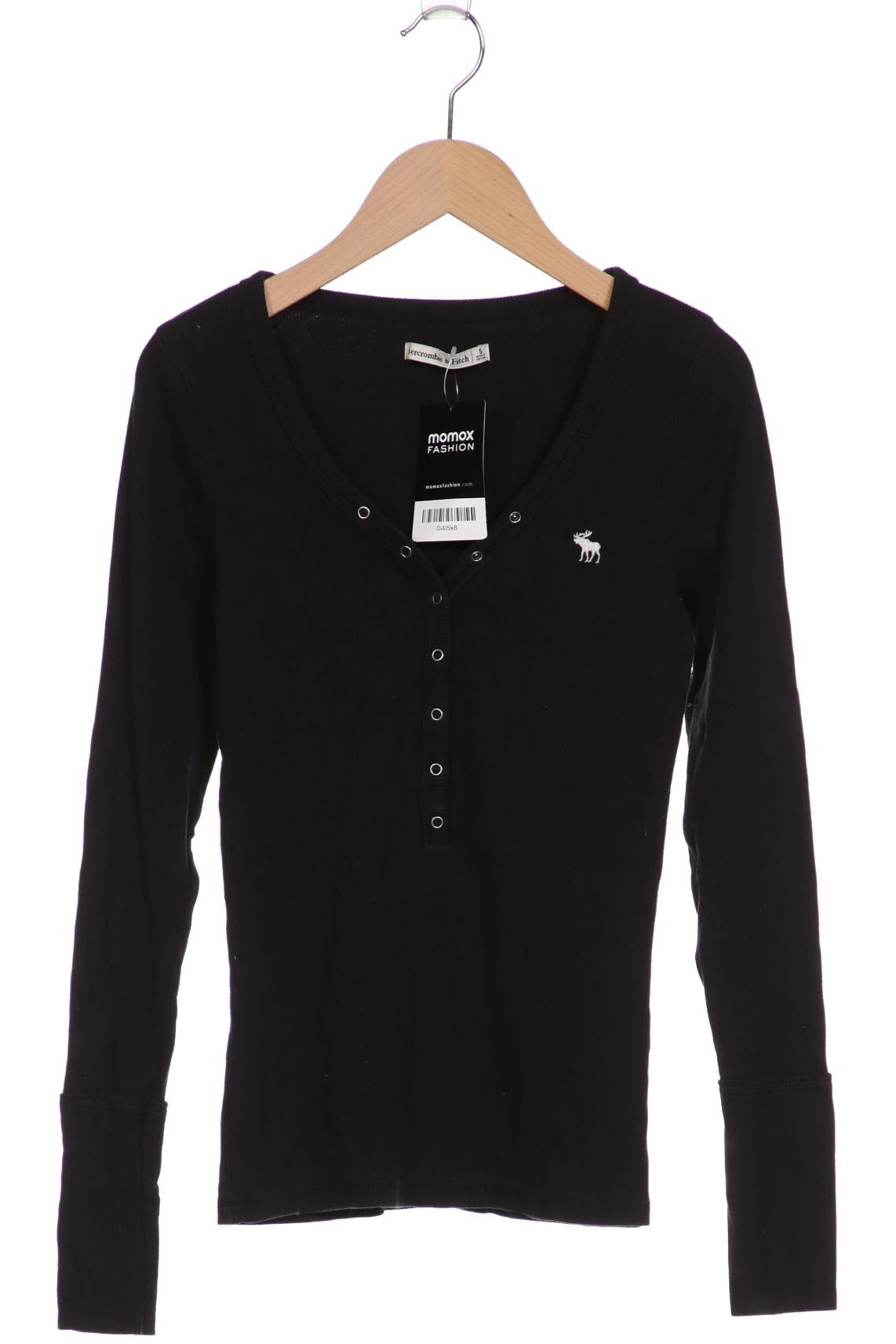 

Abercrombie & Fitch Damen Langarmshirt, schwarz, Gr. 36