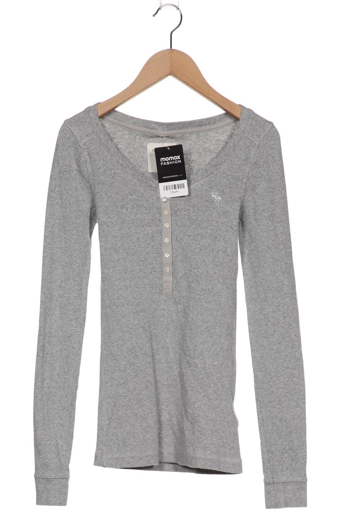 

Abercrombie & Fitch Damen Langarmshirt, grau