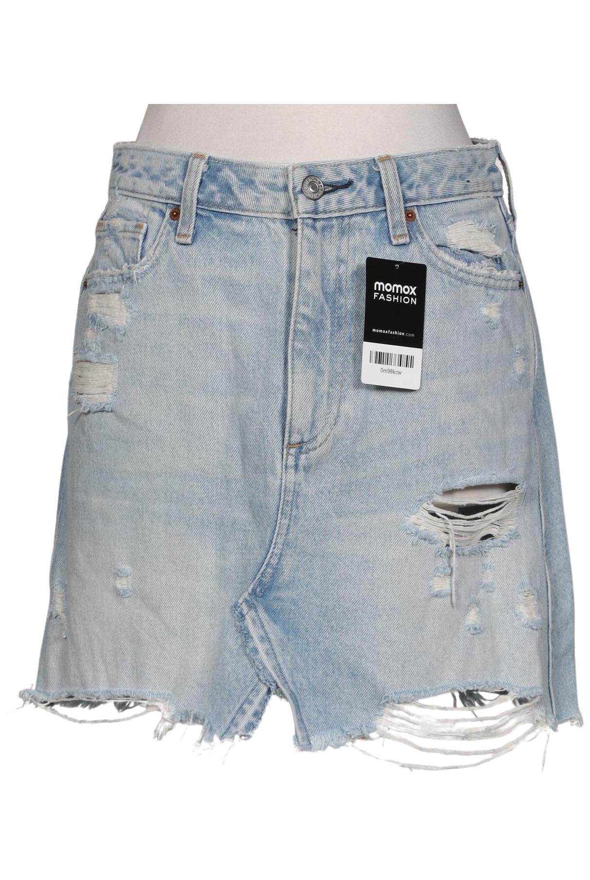

Abercrombie & Fitch Damen Rock, hellblau, Gr. 27