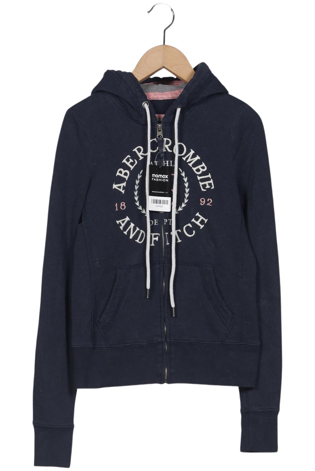 

Abercrombie & Fitch Damen Kapuzenpullover, marineblau, Gr. 34