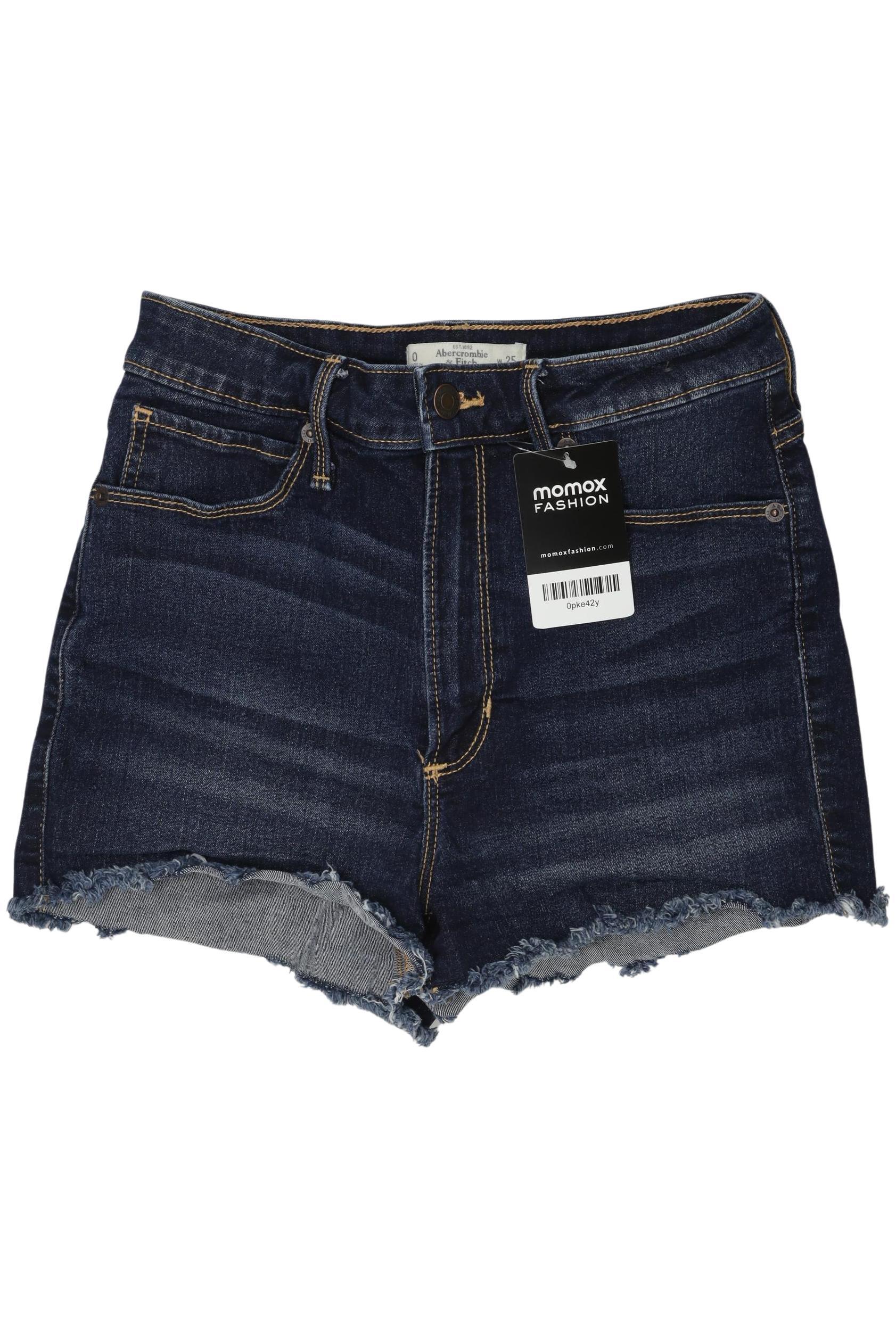 

Abercrombie & Fitch Damen Shorts, marineblau, Gr. 25