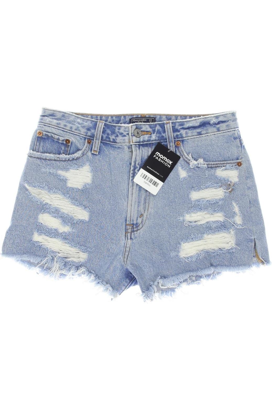 

Abercrombie & Fitch Damen Shorts, blau, Gr. 27