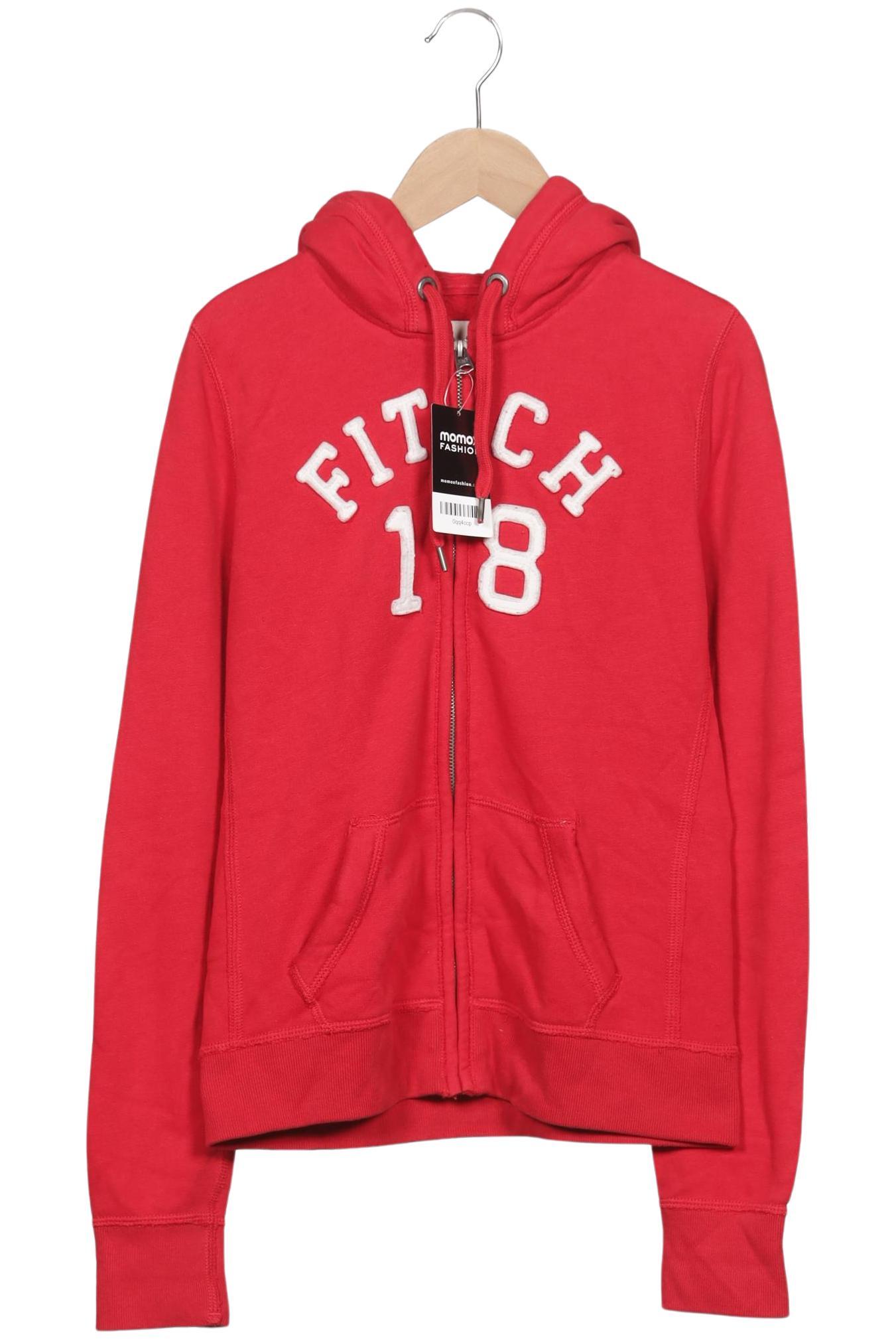 

Abercrombie & Fitch Damen Kapuzenpullover, rot, Gr. 38