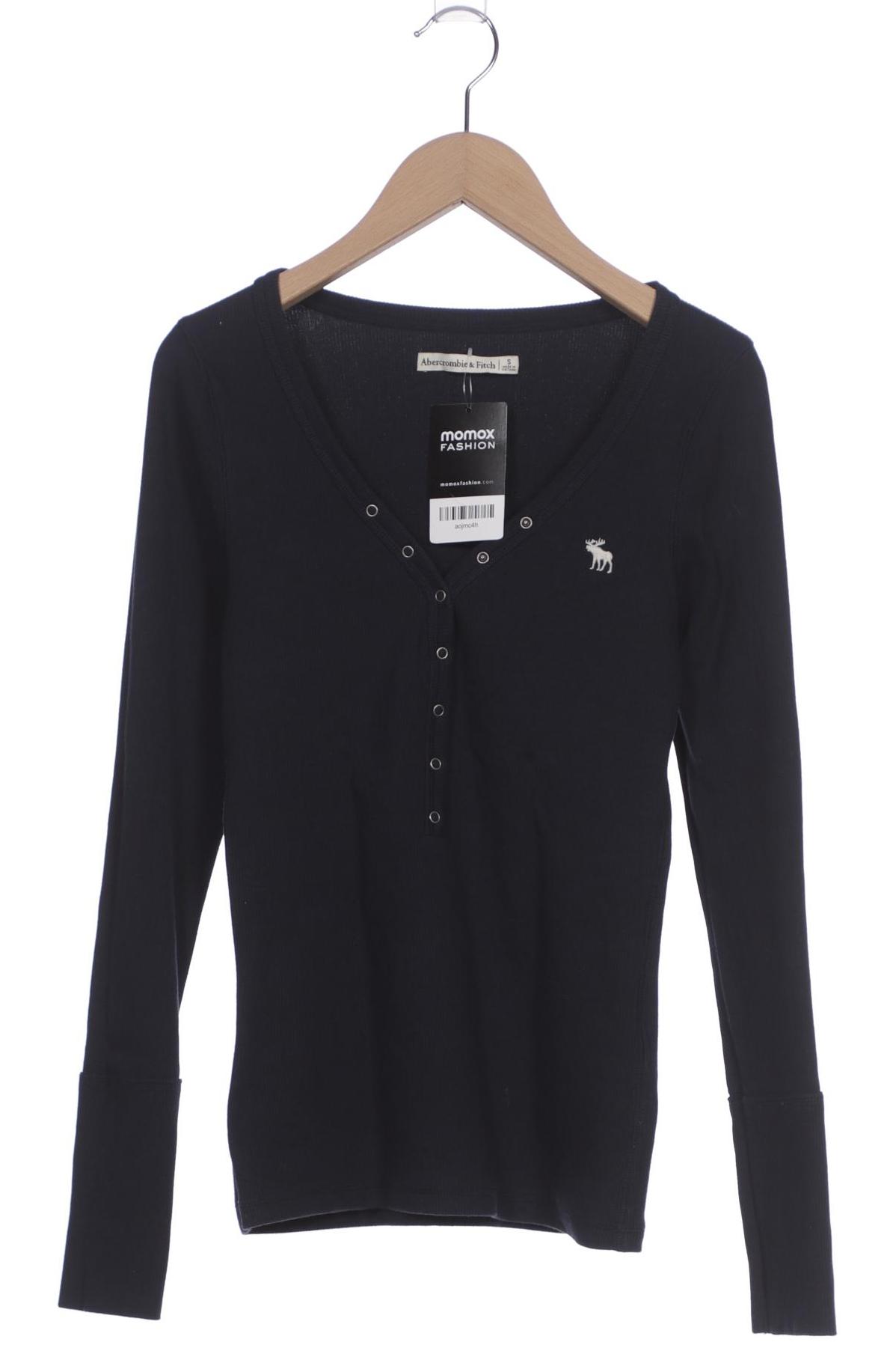 

Abercrombie & Fitch Damen Langarmshirt, marineblau, Gr. 36