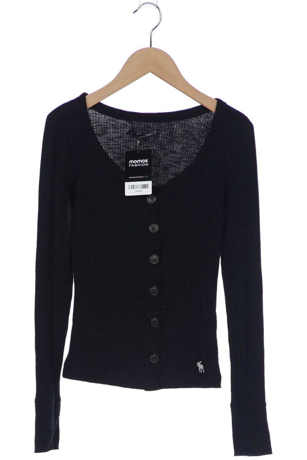 

Abercrombie & Fitch Damen Langarmshirt, schwarz, Gr. 34
