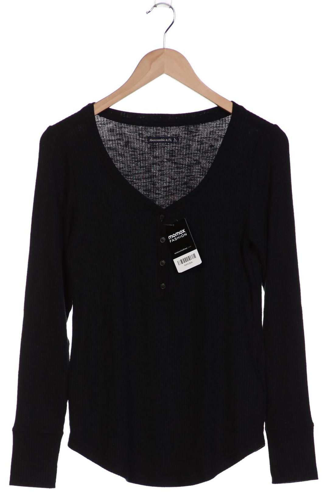 

Abercrombie & Fitch Damen Langarmshirt, schwarz, Gr. 42