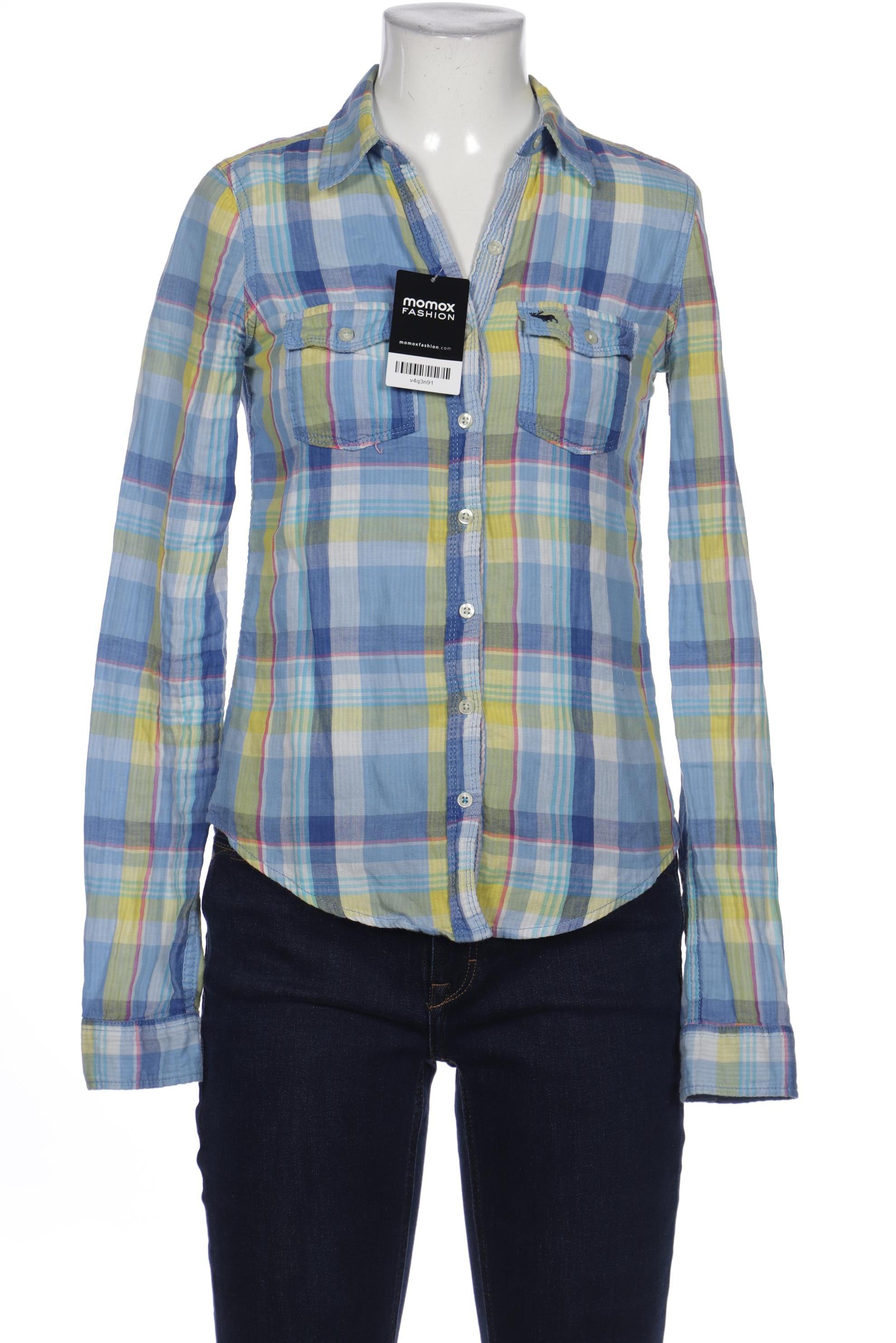 

Abercrombie & Fitch Damen Bluse, blau, Gr. 34