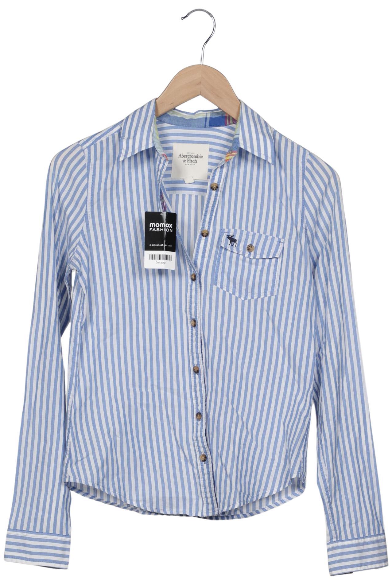 

Abercrombie & Fitch Damen Bluse, blau, Gr. 34