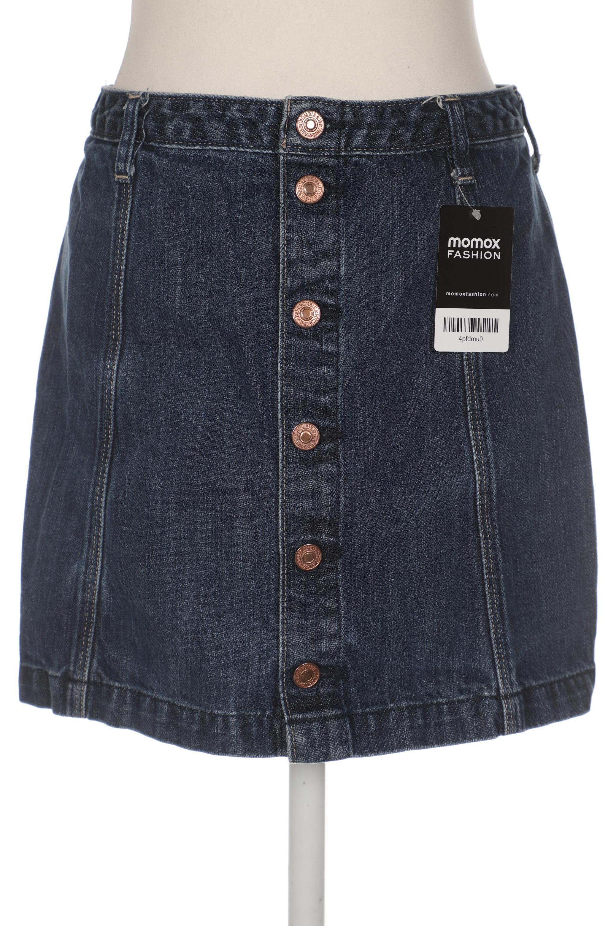 

Abercrombie & Fitch Damen Rock, marineblau, Gr. 4
