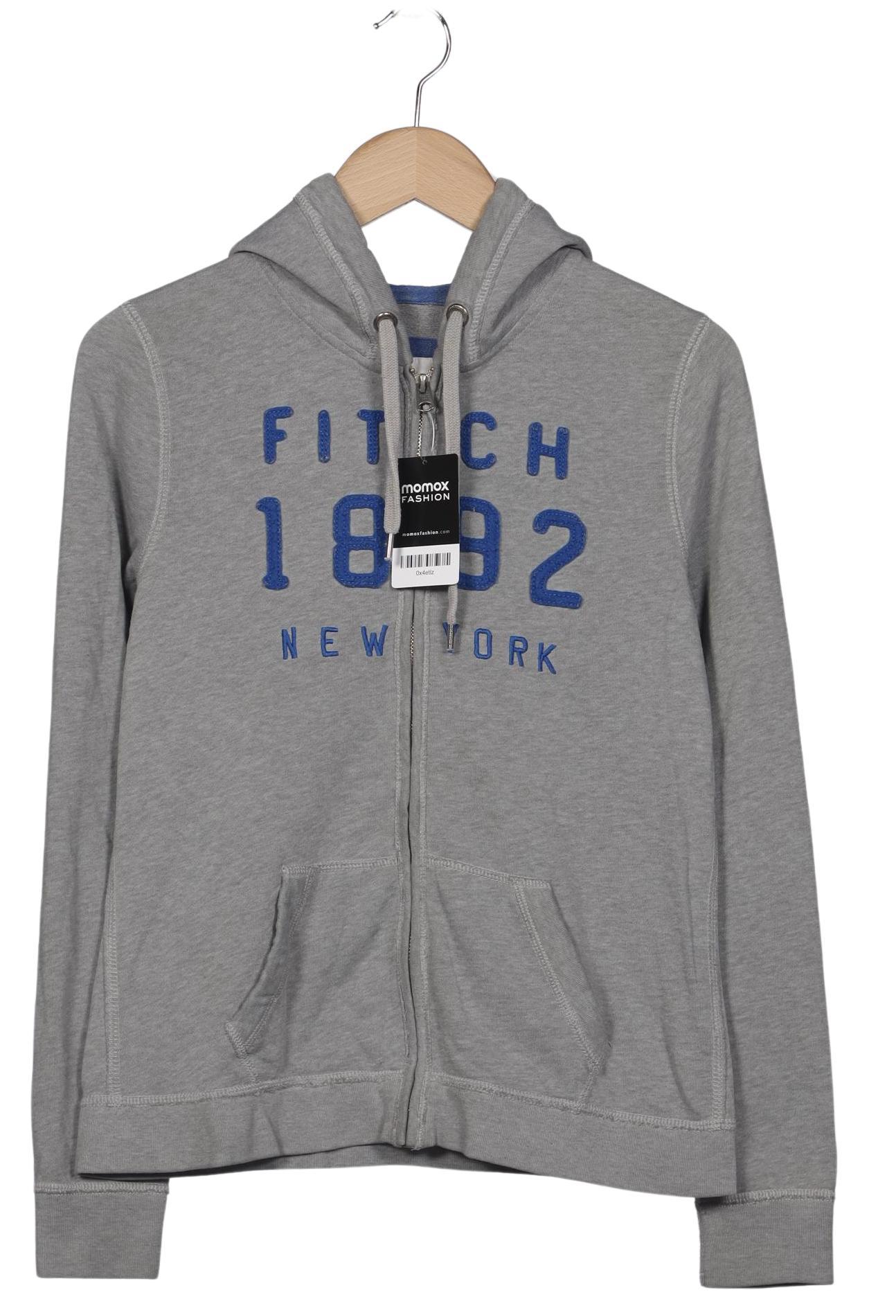 

Abercrombie & Fitch Damen Kapuzenpullover, grau, Gr. 42
