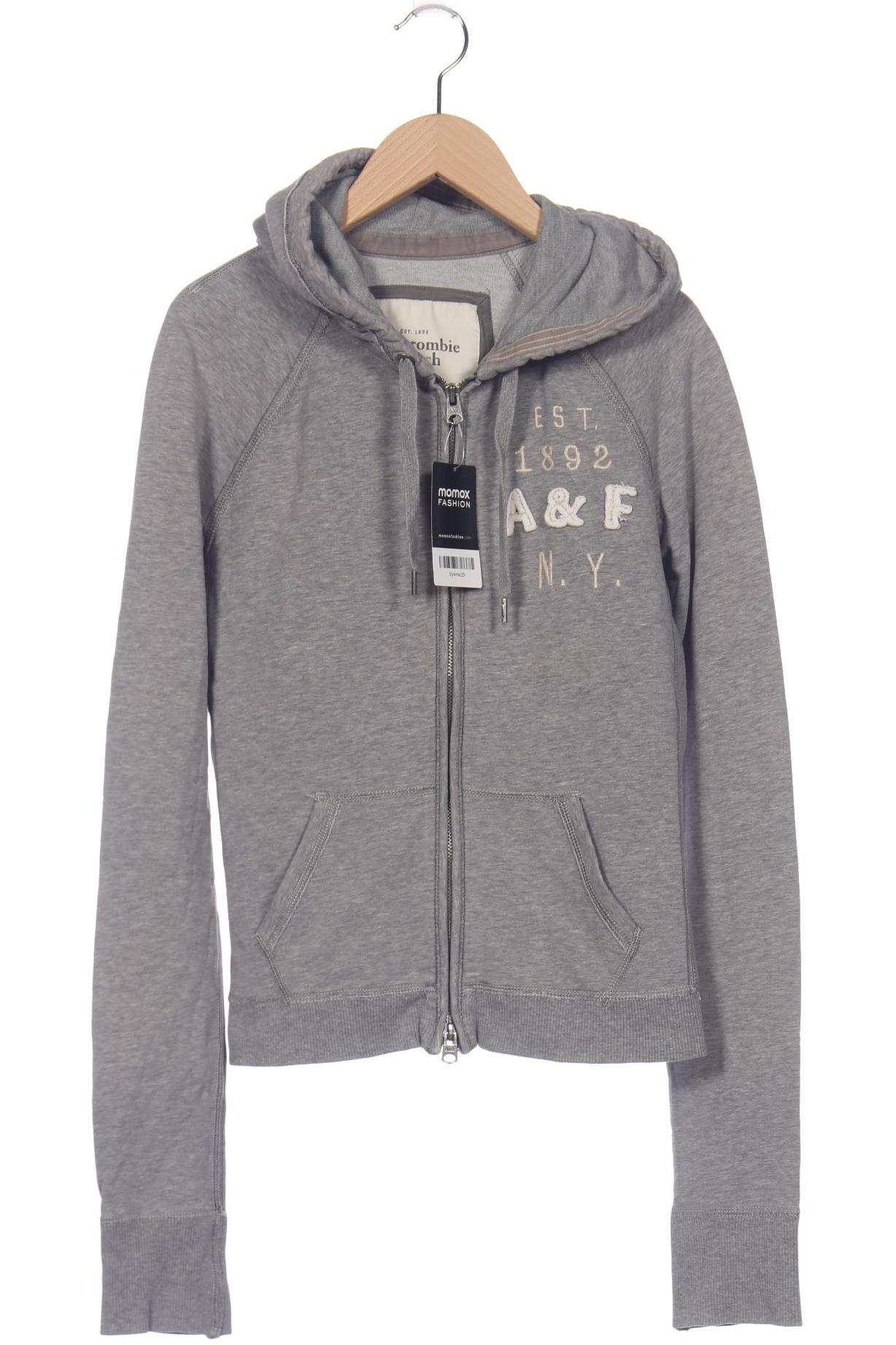 

Abercrombie & Fitch Damen Kapuzenpullover, grau, Gr. 42