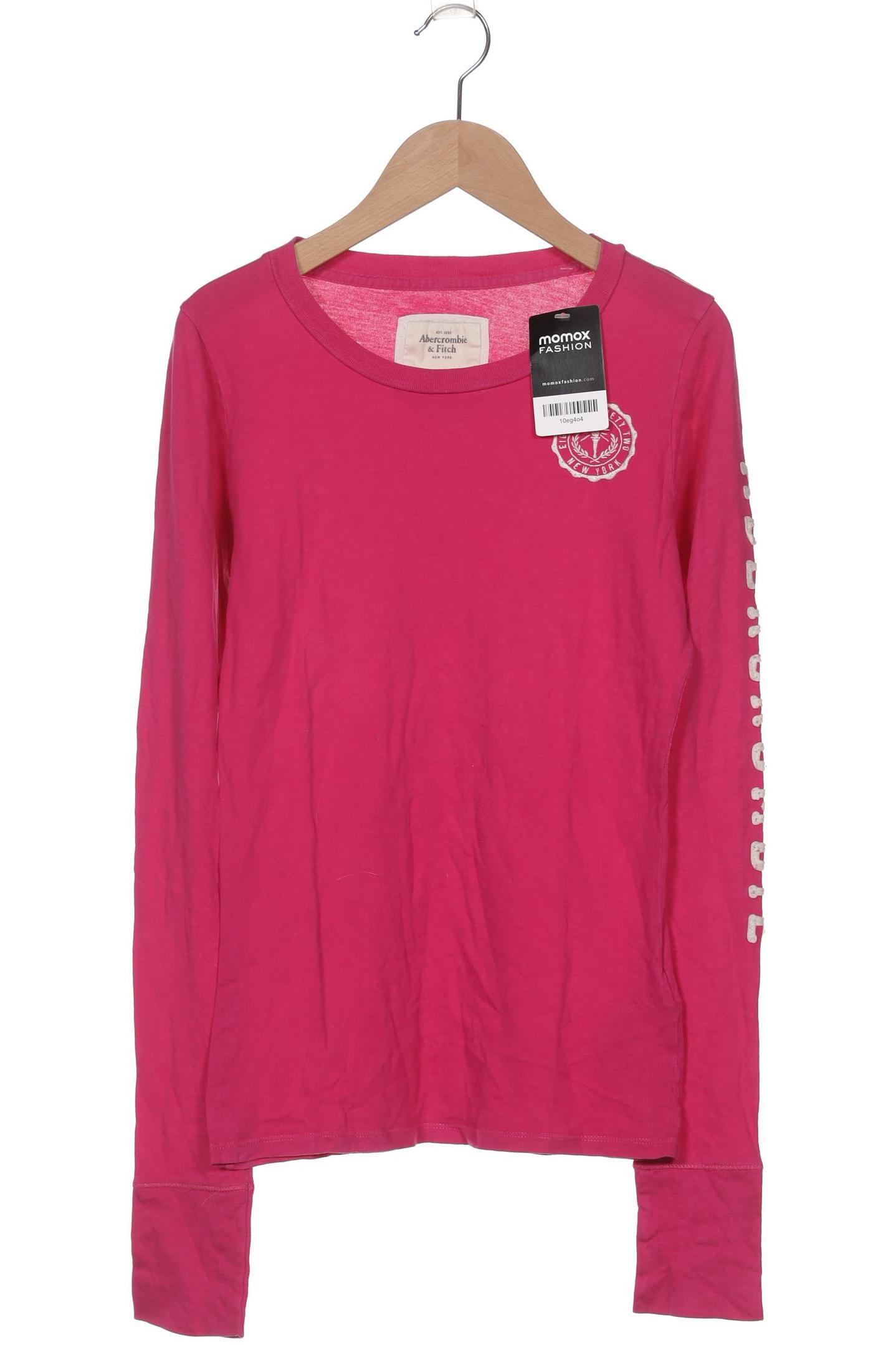 

Abercrombie & Fitch Damen Langarmshirt, pink, Gr. 38