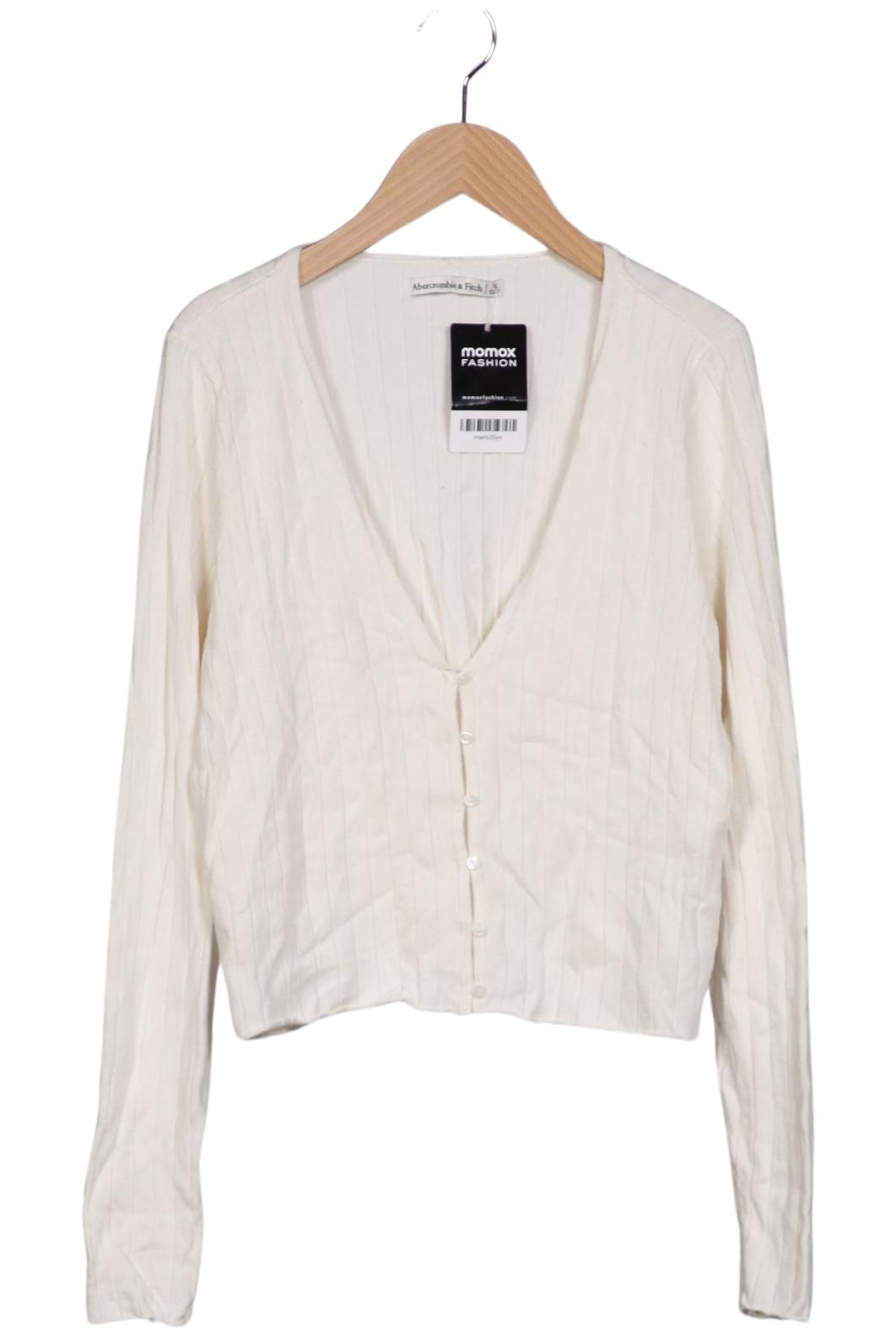 

Abercrombie & Fitch Damen Strickjacke, cremeweiß, Gr. 44