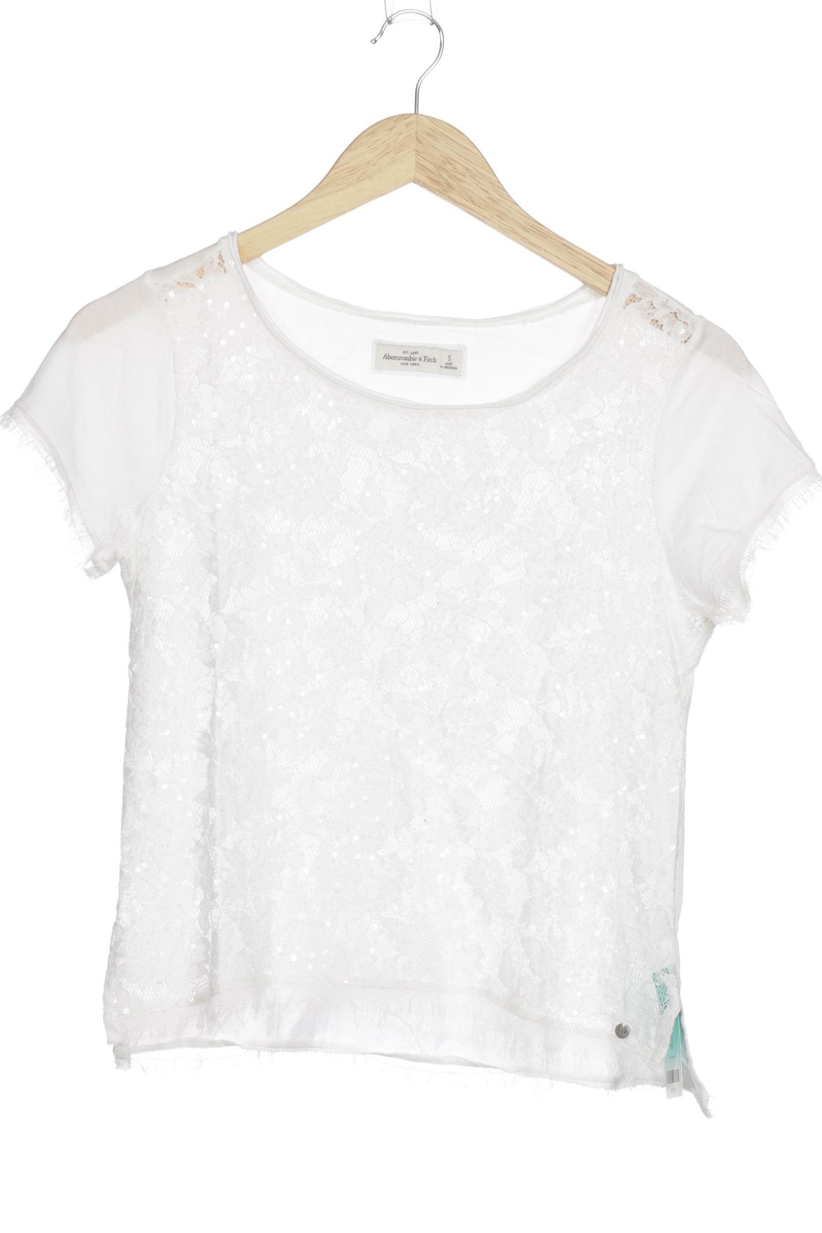 

Abercrombie & Fitch Damen T-Shirt, weiß, Gr. 36