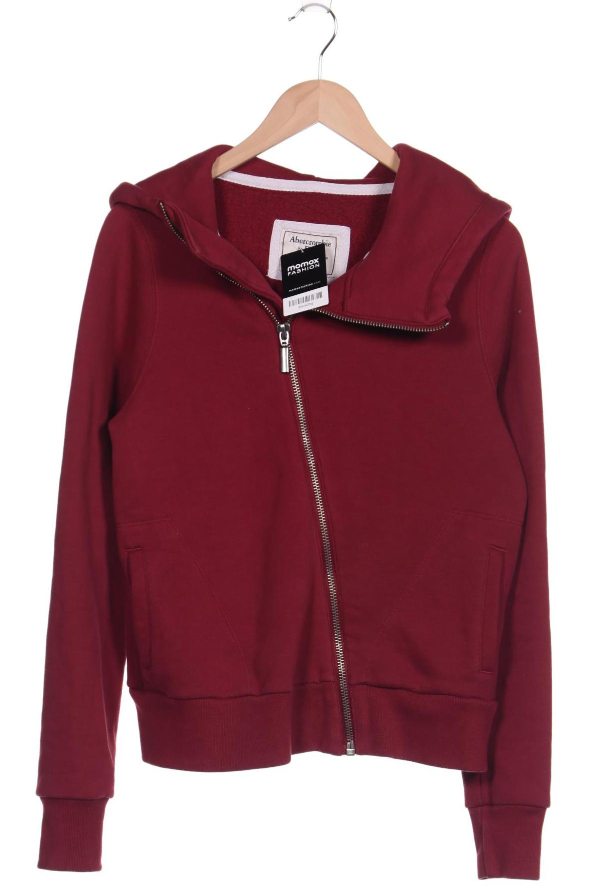 

Abercrombie & Fitch Damen Kapuzenpullover, bordeaux, Gr. 42