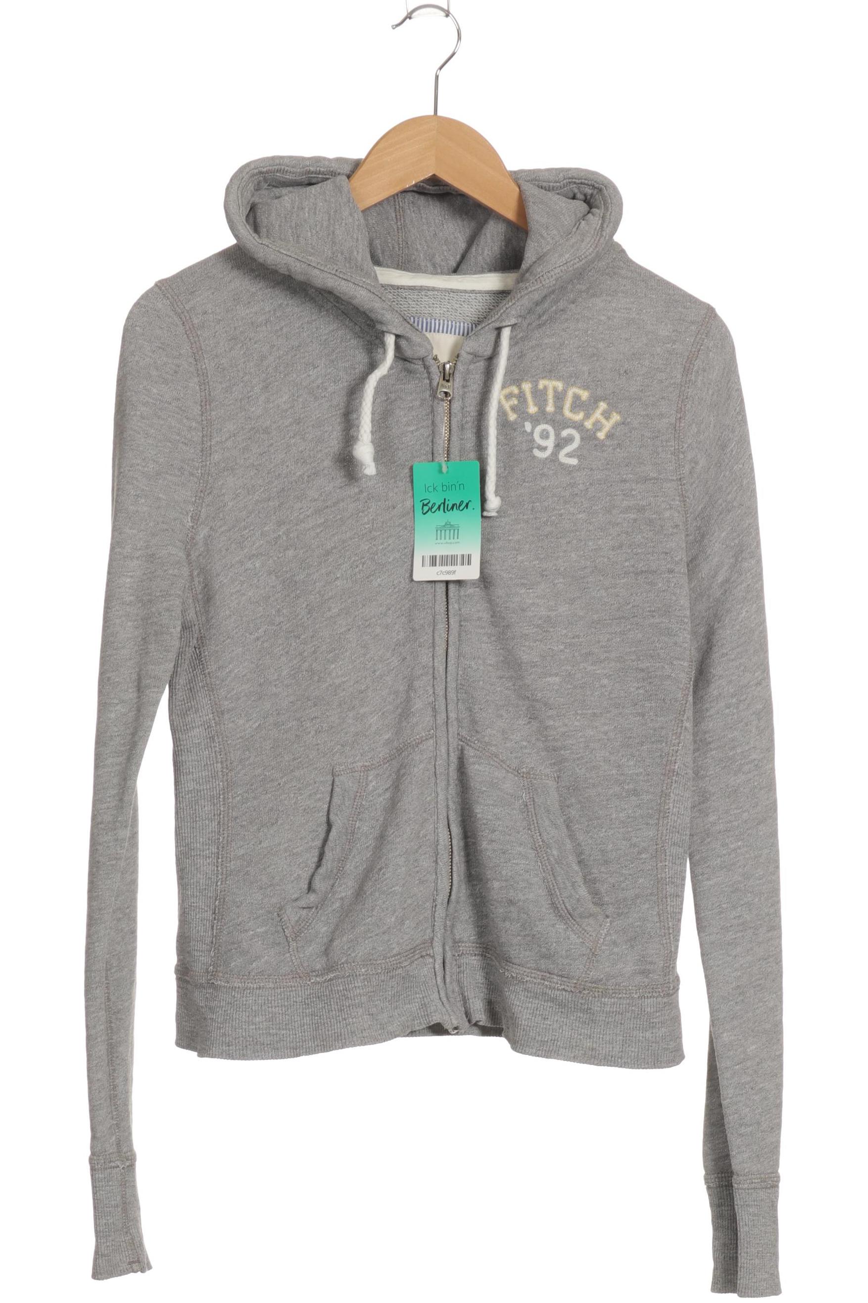 

Abercrombie & Fitch Damen Kapuzenpullover, grau, Gr. 42