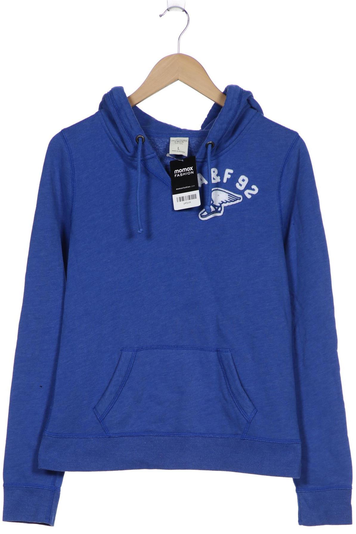 

Abercrombie & Fitch Damen Kapuzenpullover, blau, Gr. 42