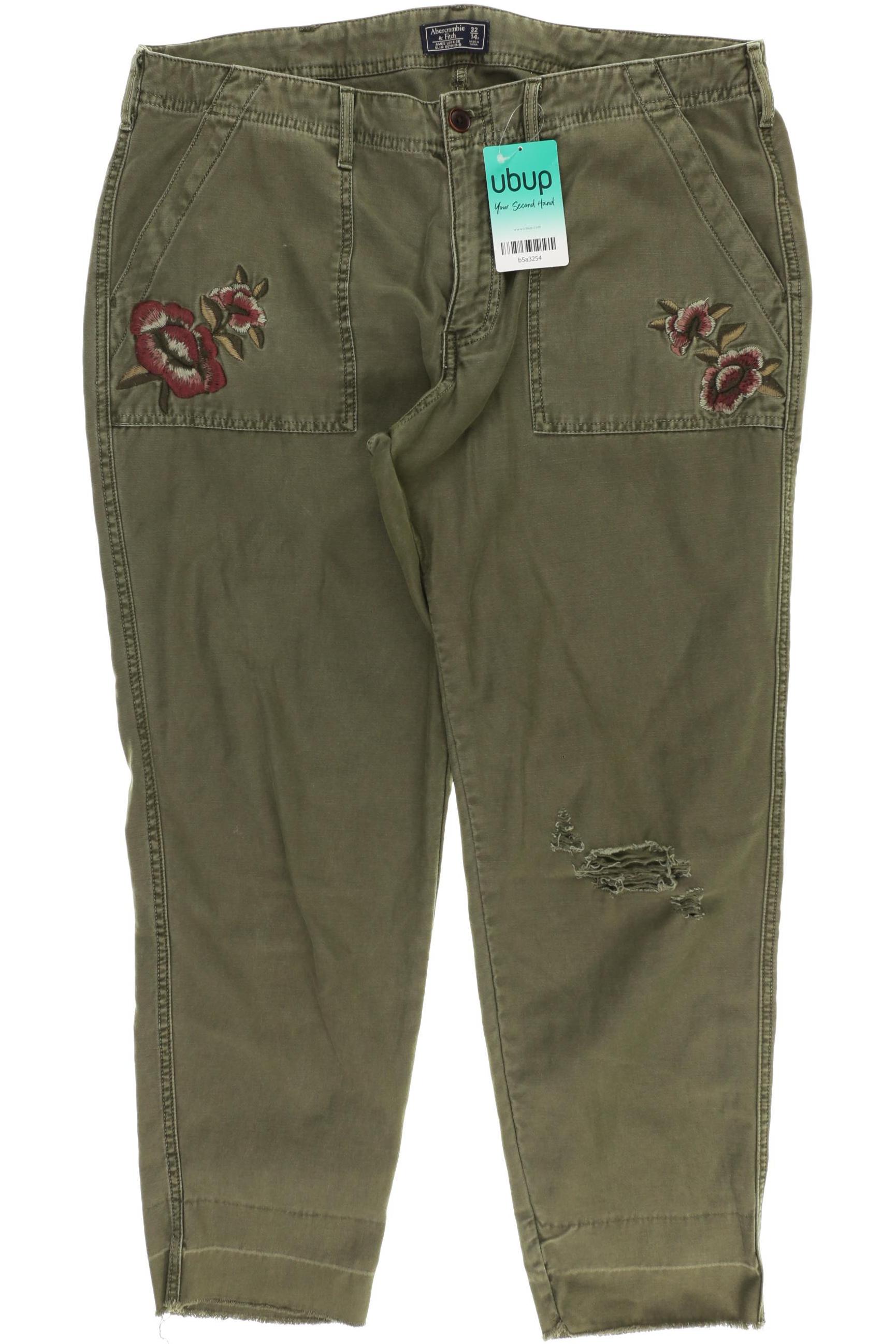 

Abercrombie & Fitch Damen Jeans, grün, Gr. 32