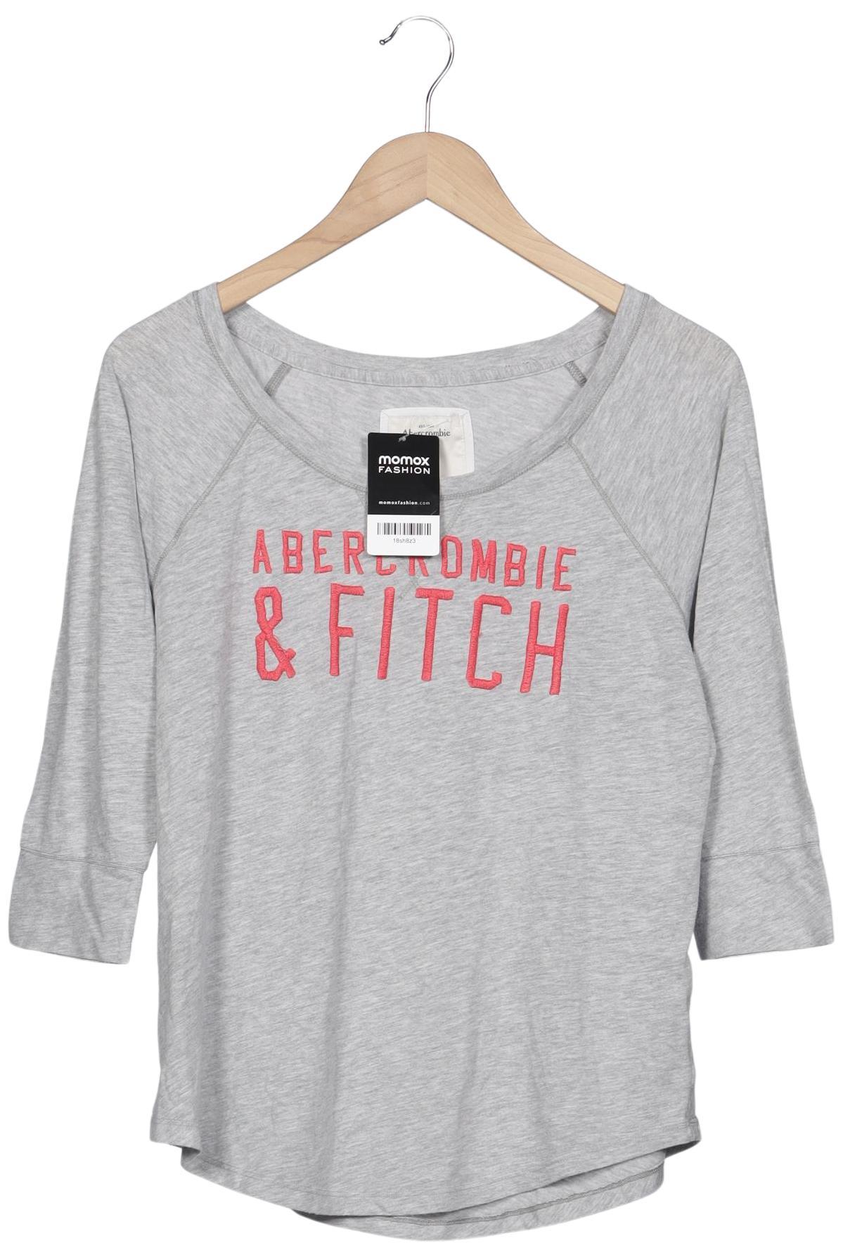 

Abercrombie & Fitch Damen Langarmshirt, grau, Gr. 42
