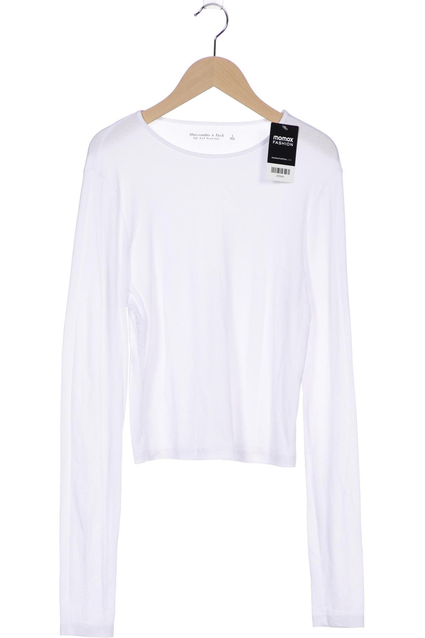 

Abercrombie & Fitch Damen Langarmshirt, weiß