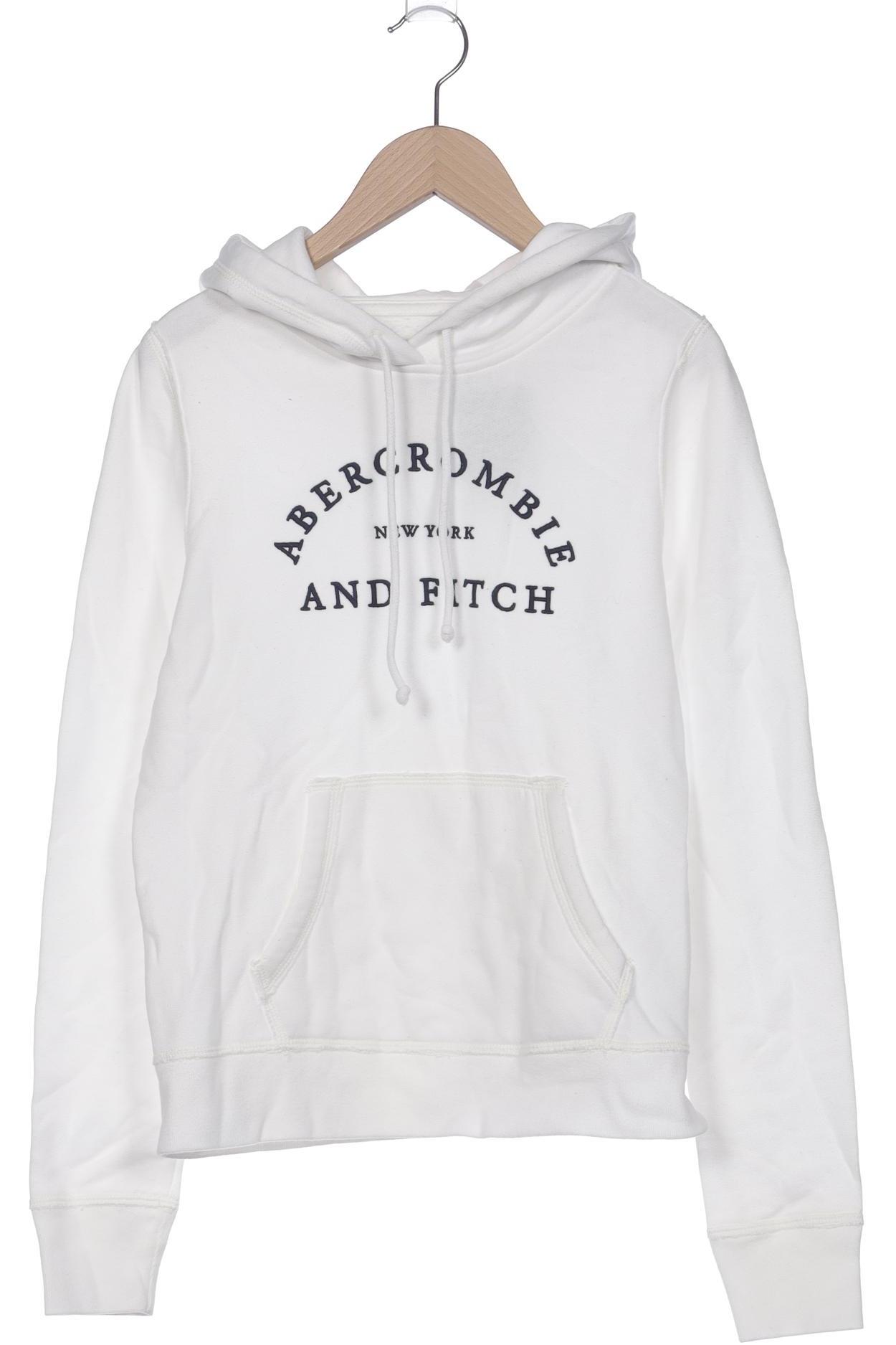 

Abercrombie & Fitch Damen Kapuzenpullover, weiß, Gr. 34