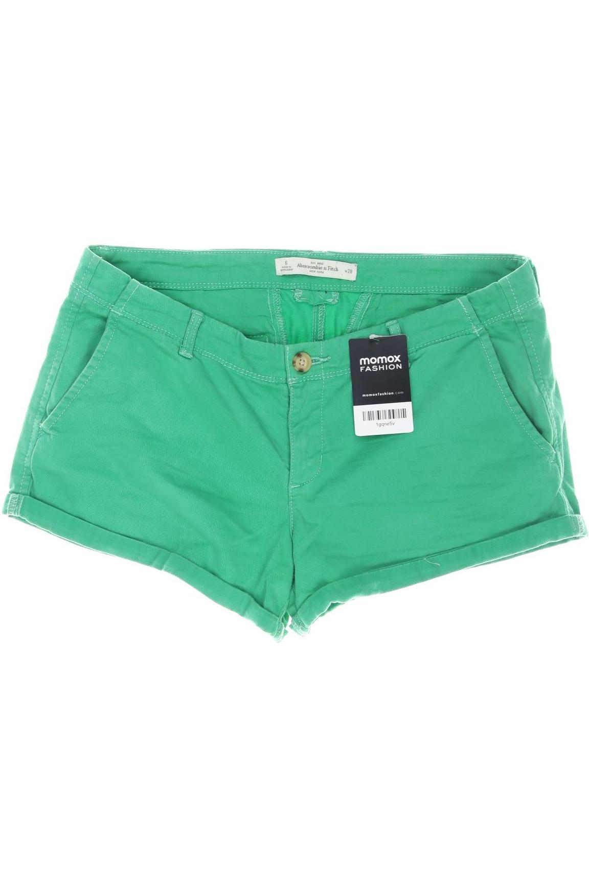 

Abercrombie & Fitch Damen Shorts, grün, Gr. 28