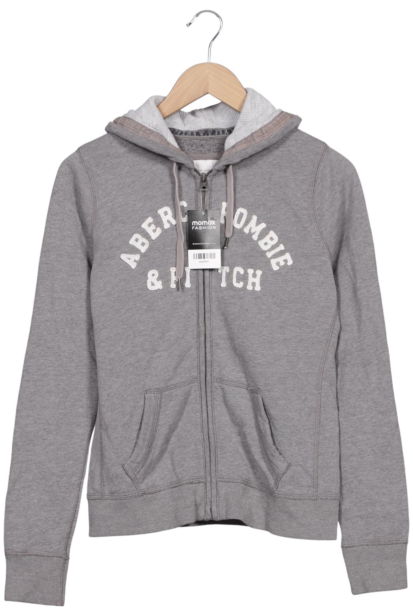 

Abercrombie & Fitch Damen Kapuzenpullover, grau, Gr. 42