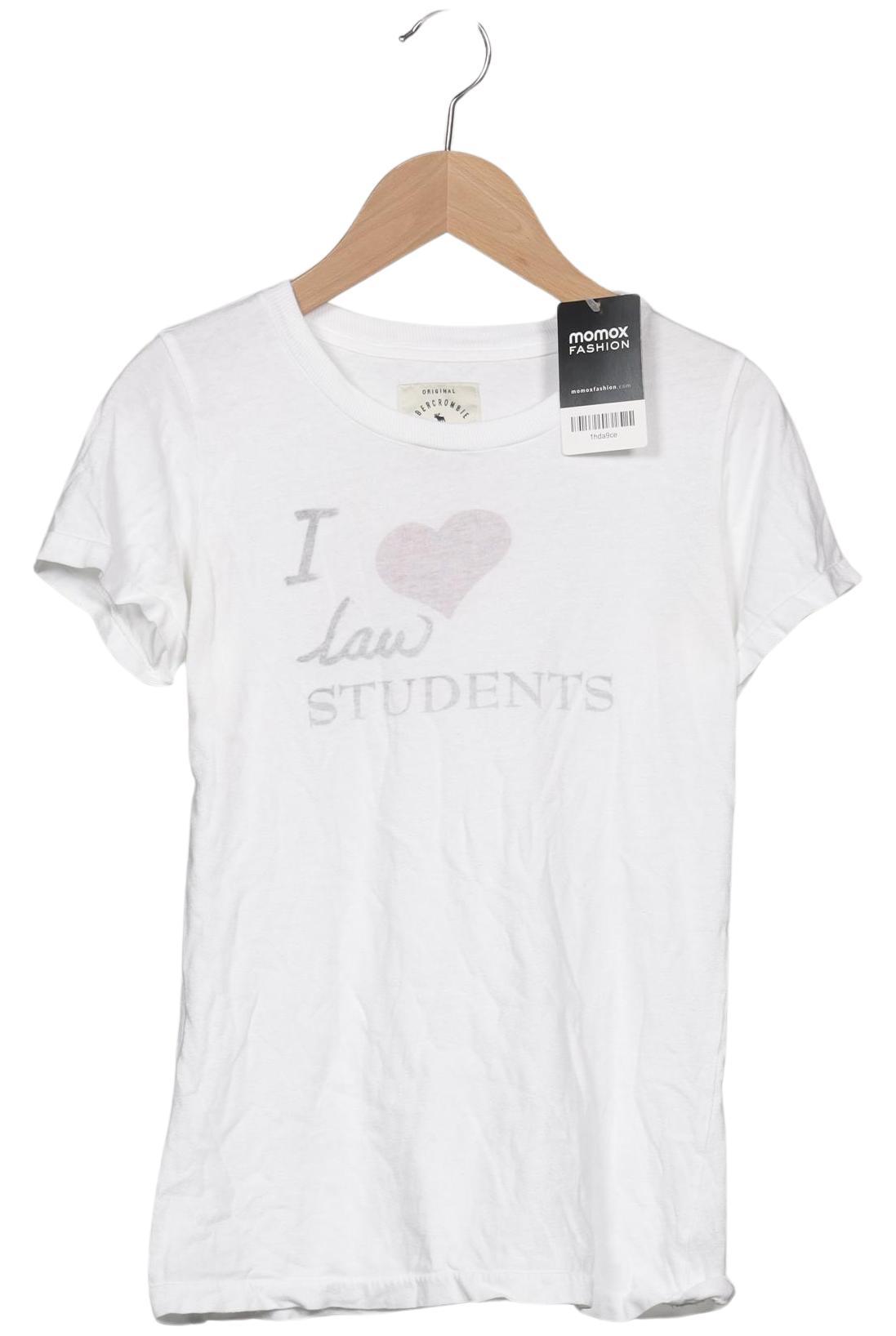 

Abercrombie & Fitch Damen T-Shirt, weiß, Gr. 36