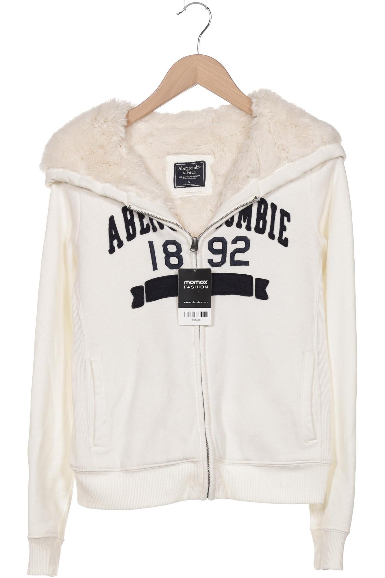 

Abercrombie & Fitch Damen Kapuzenpullover, weiß, Gr. 36