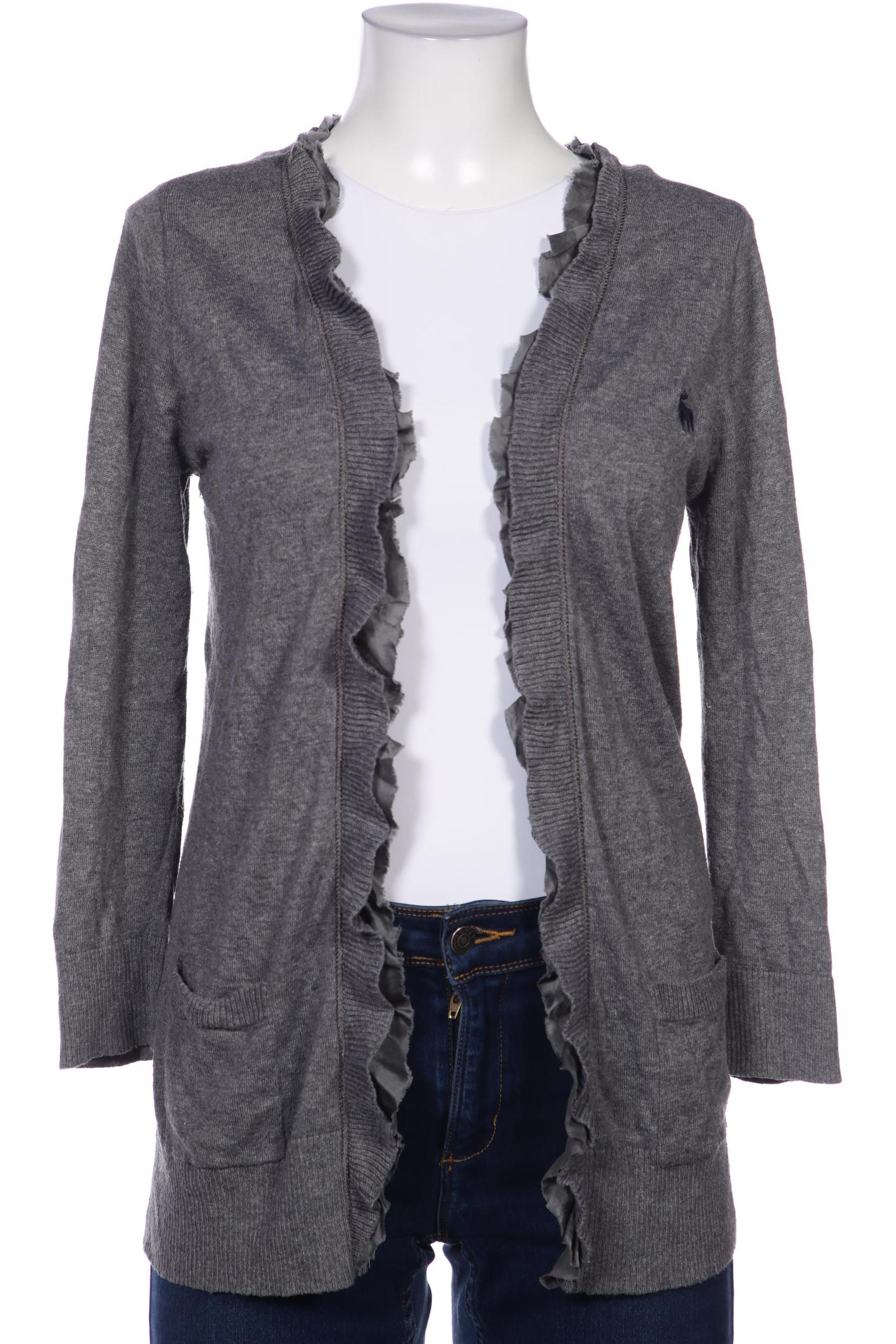 

Abercrombie & Fitch Damen Strickjacke, grau