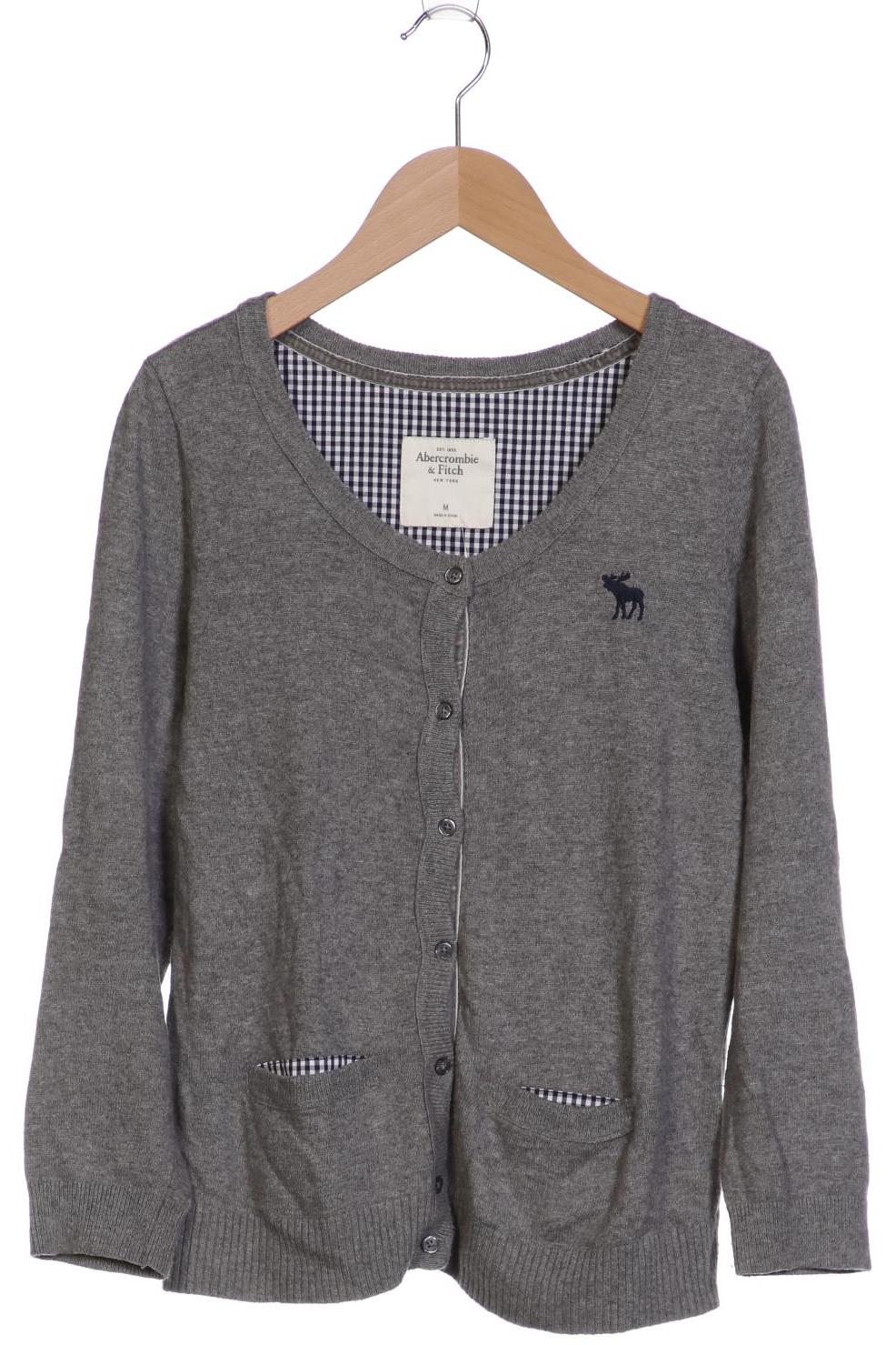 

Abercrombie & Fitch Damen Strickjacke, grau