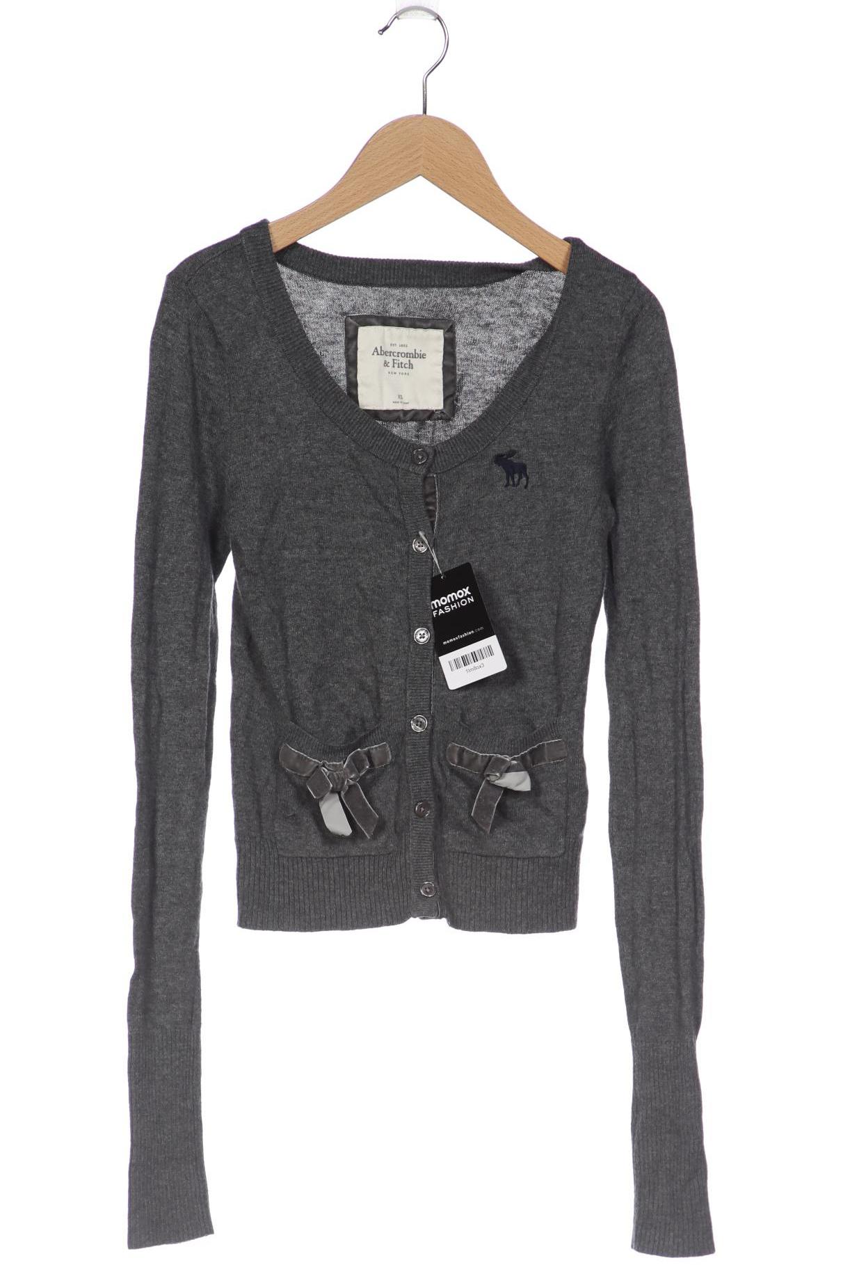 

Abercrombie & Fitch Damen Strickjacke, grau