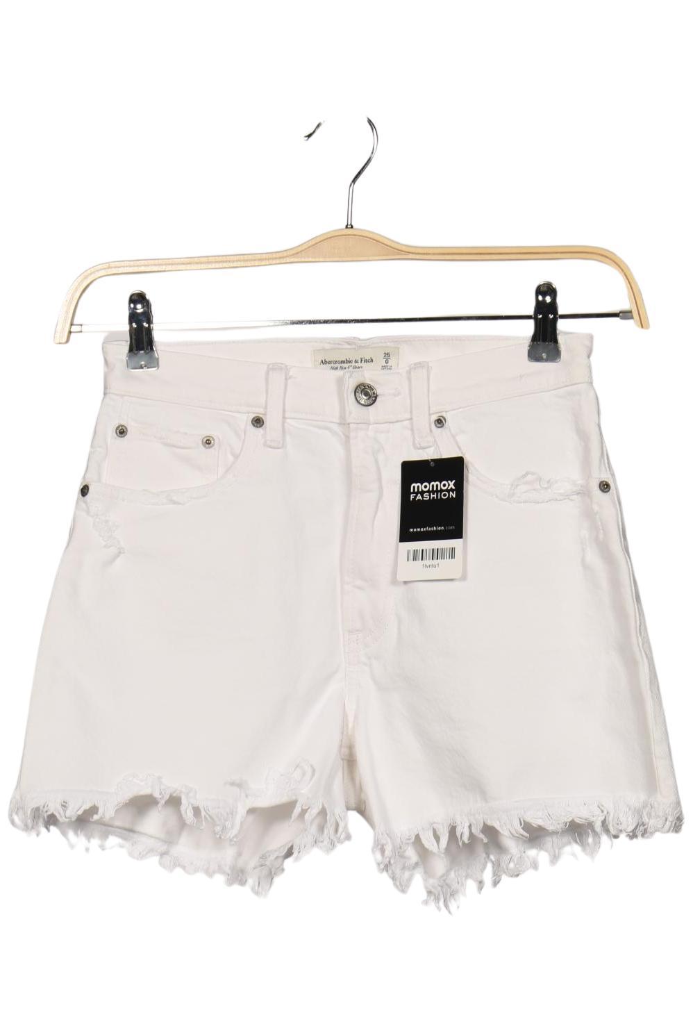 

Abercrombie & Fitch Damen Shorts, weiß, Gr. 25