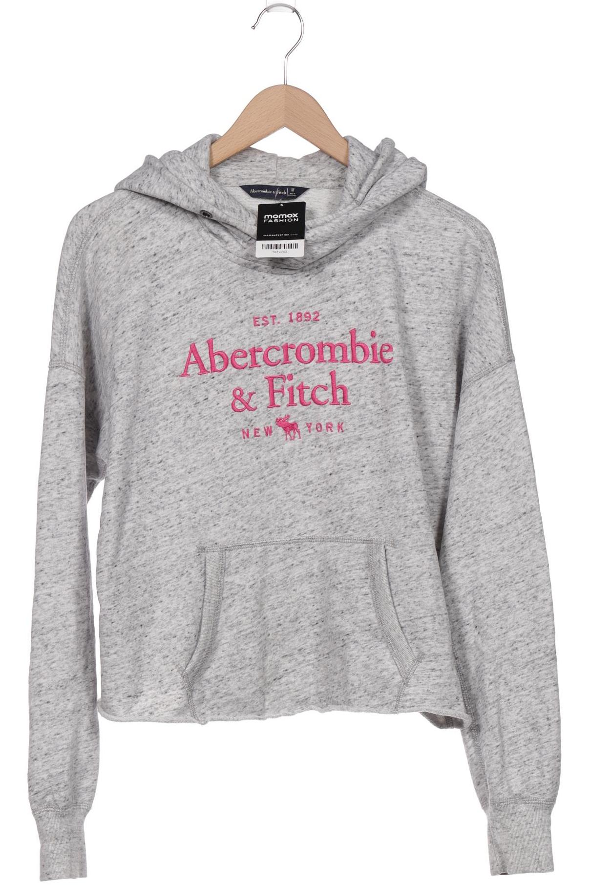 

Abercrombie & Fitch Damen Kapuzenpullover, grau