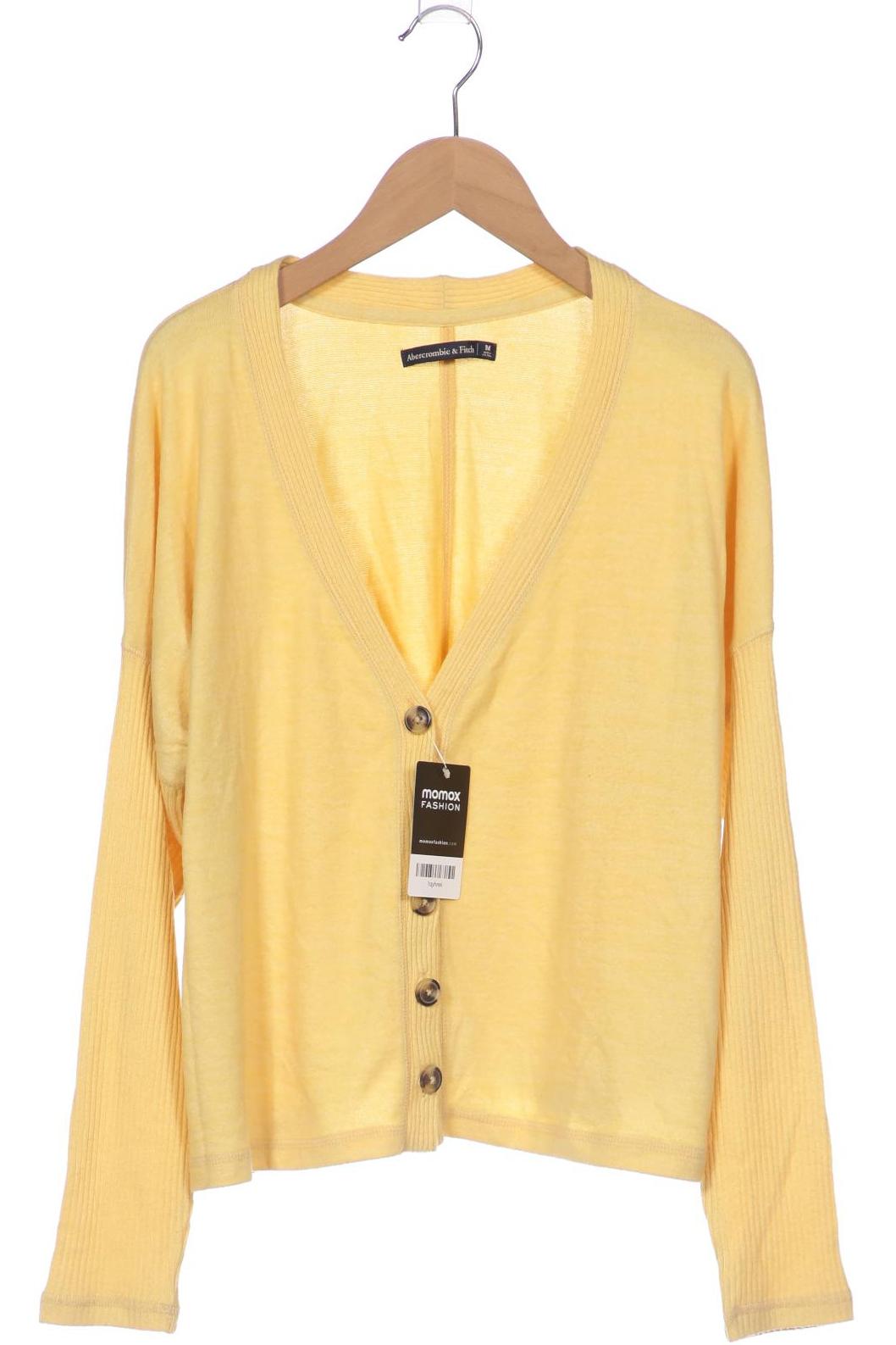 

Abercrombie & Fitch Damen Strickjacke, gelb, Gr. 38