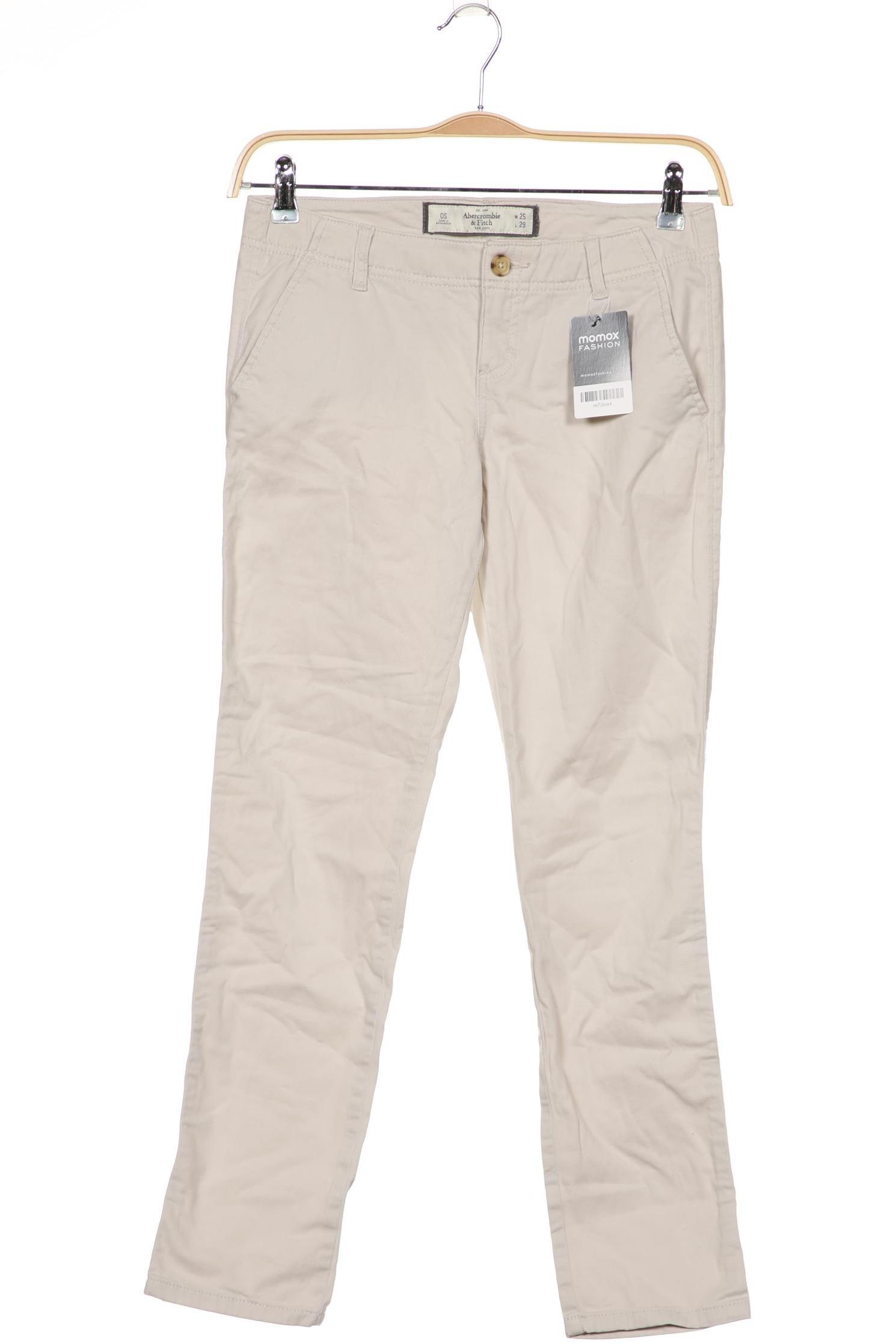 

Abercrombie & Fitch Damen Stoffhose, beige, Gr. 34