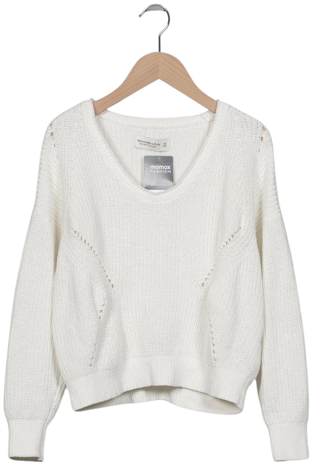 

Abercrombie & Fitch Damen Pullover, weiß, Gr. 34