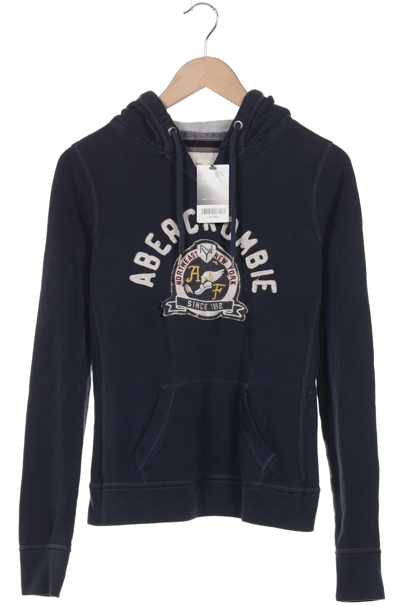 

Abercrombie & Fitch Damen Kapuzenpullover, marineblau, Gr. 42