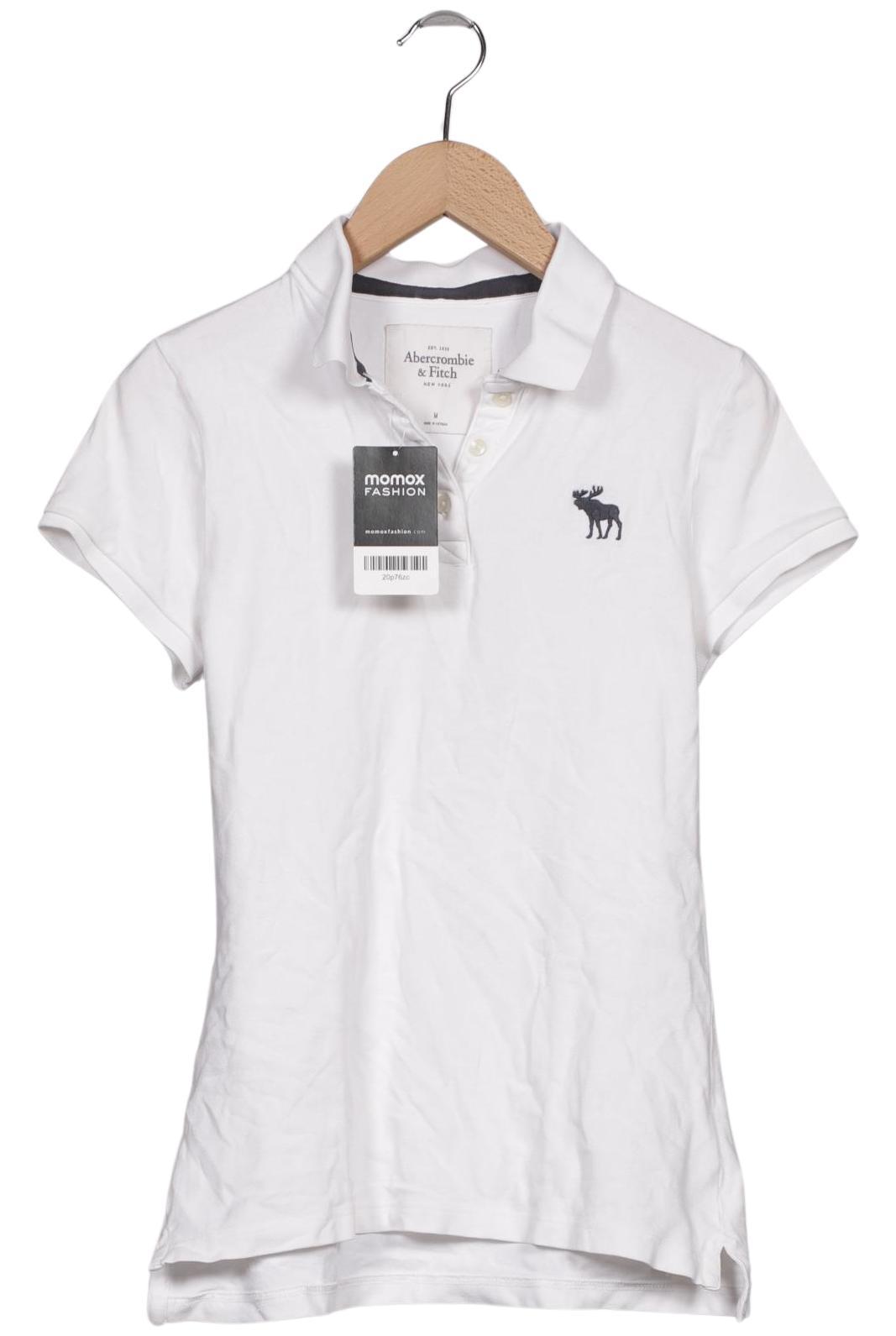 

Abercrombie & Fitch Damen Poloshirt, weiß, Gr. 38