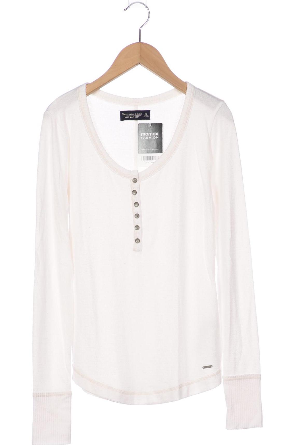 

Abercrombie & Fitch Damen Langarmshirt, cremeweiß