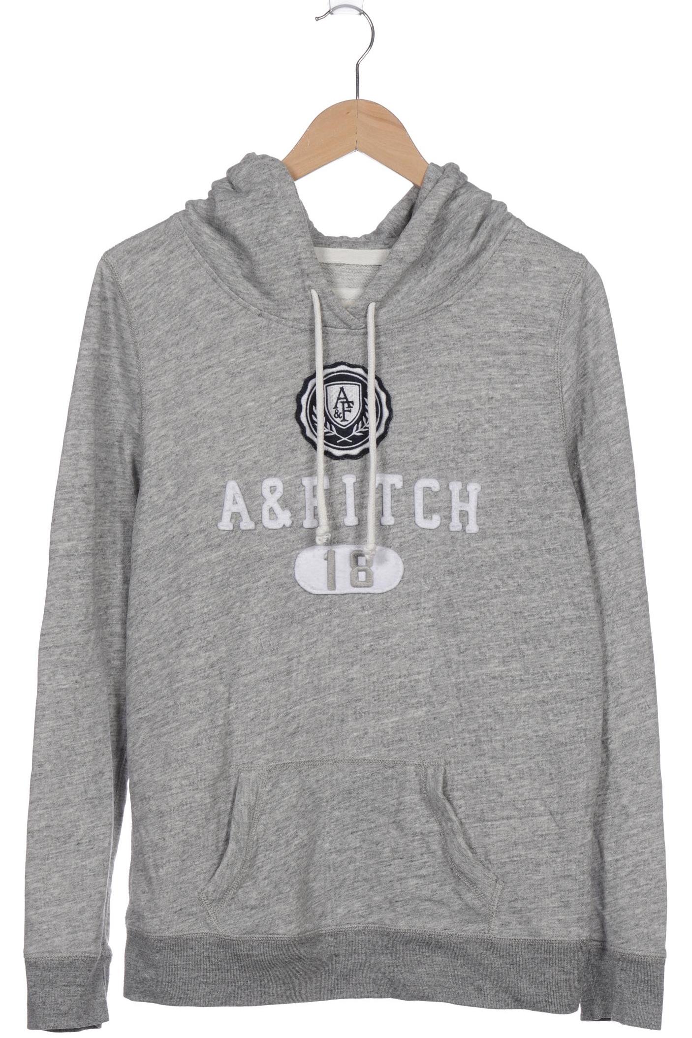 

Abercrombie & Fitch Damen Kapuzenpullover, grau, Gr. 42