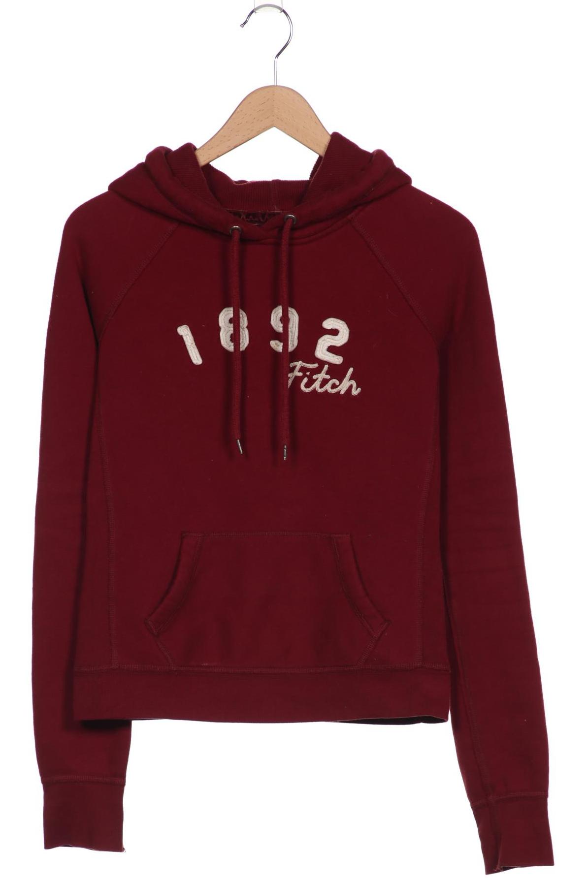 

Abercrombie & Fitch Damen Kapuzenpullover, bordeaux, Gr. 38